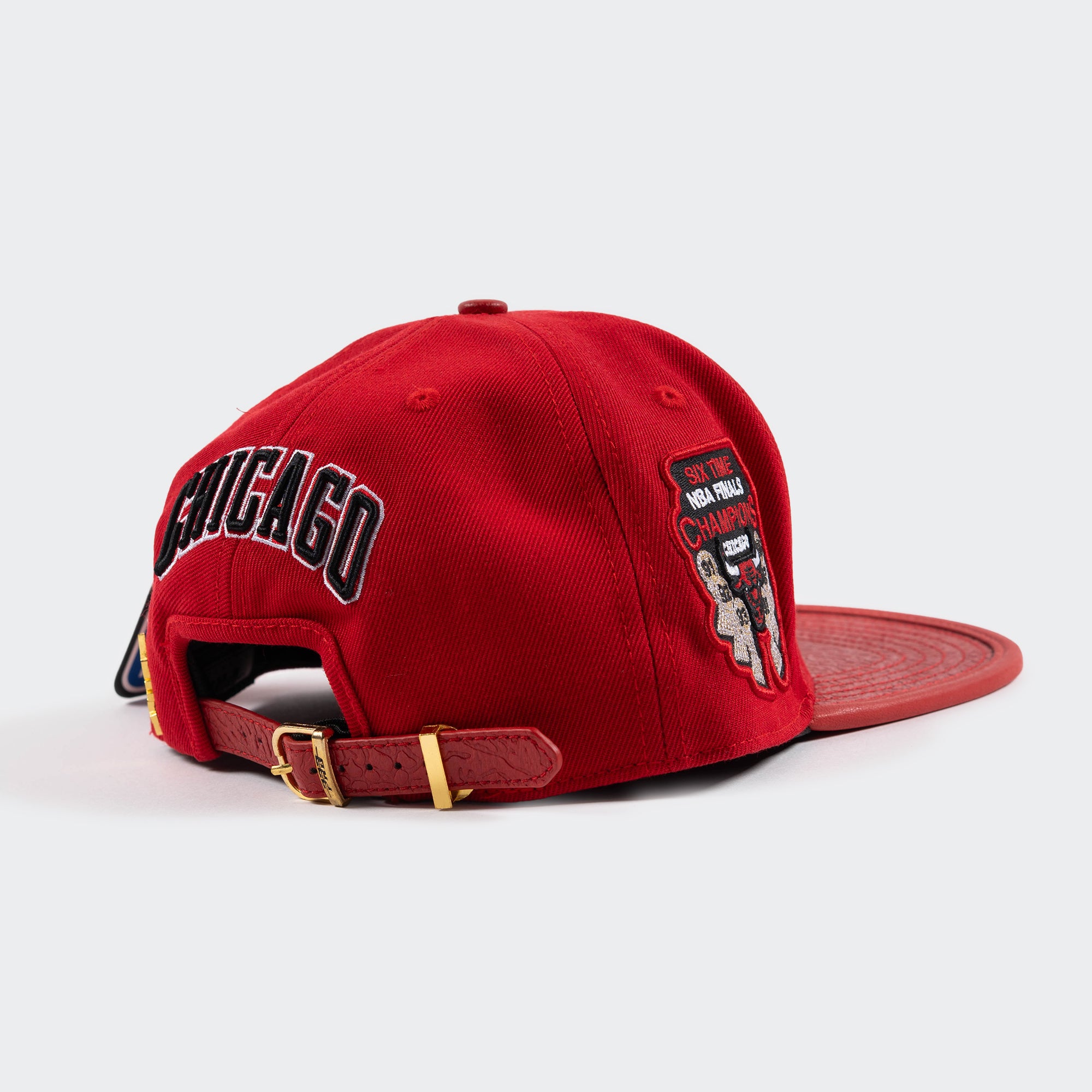 Pro Standard Chicago Bulls Strapback Hat Red | Chicago City Sports