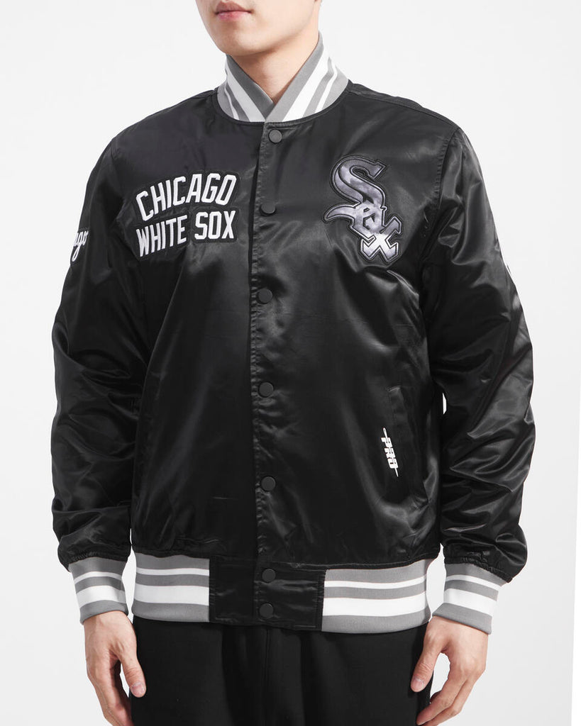 Men’s Pro Standard Chicago White Sox Satin Jacket Black