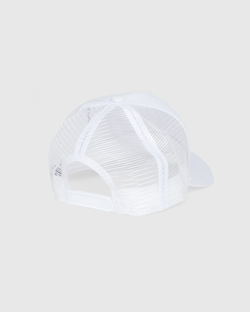 Men's Psycho Bunny Damon Trucker Cap White