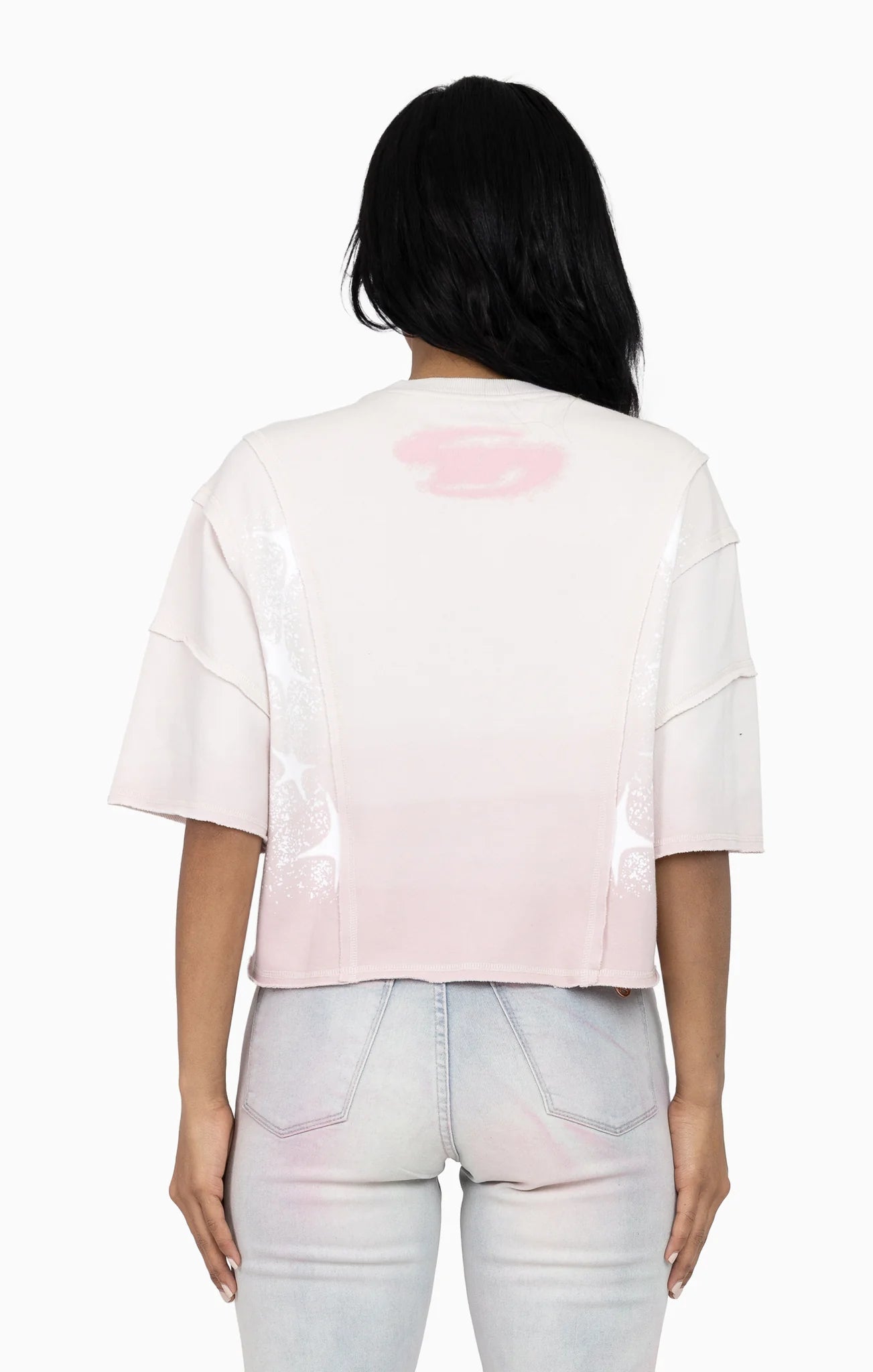 Women's Smoke Rise Dip Dyed Cutline T-Shirt Almost Mauve