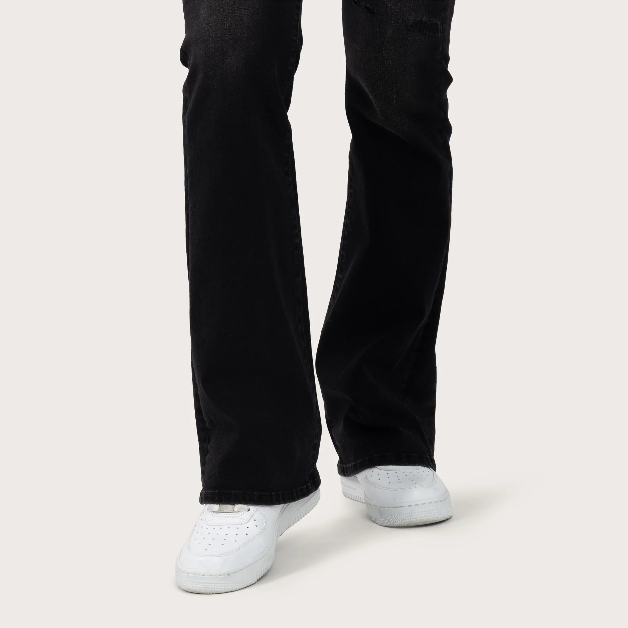 Women's Smoke Rise Red High Rise Bootcut Washed Jeans Hurley Black