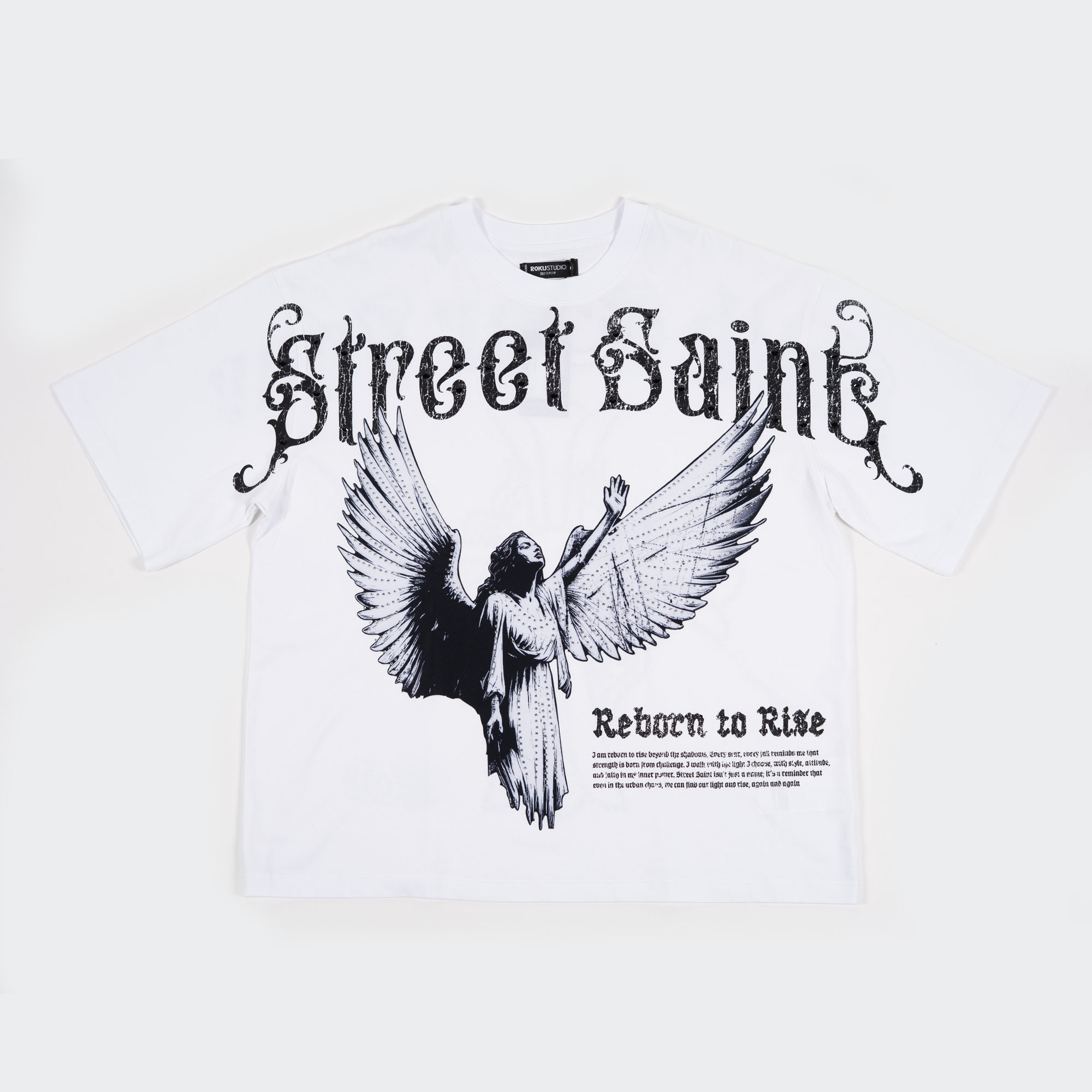 Men's Roku Studio Street Saint T-Shirt White