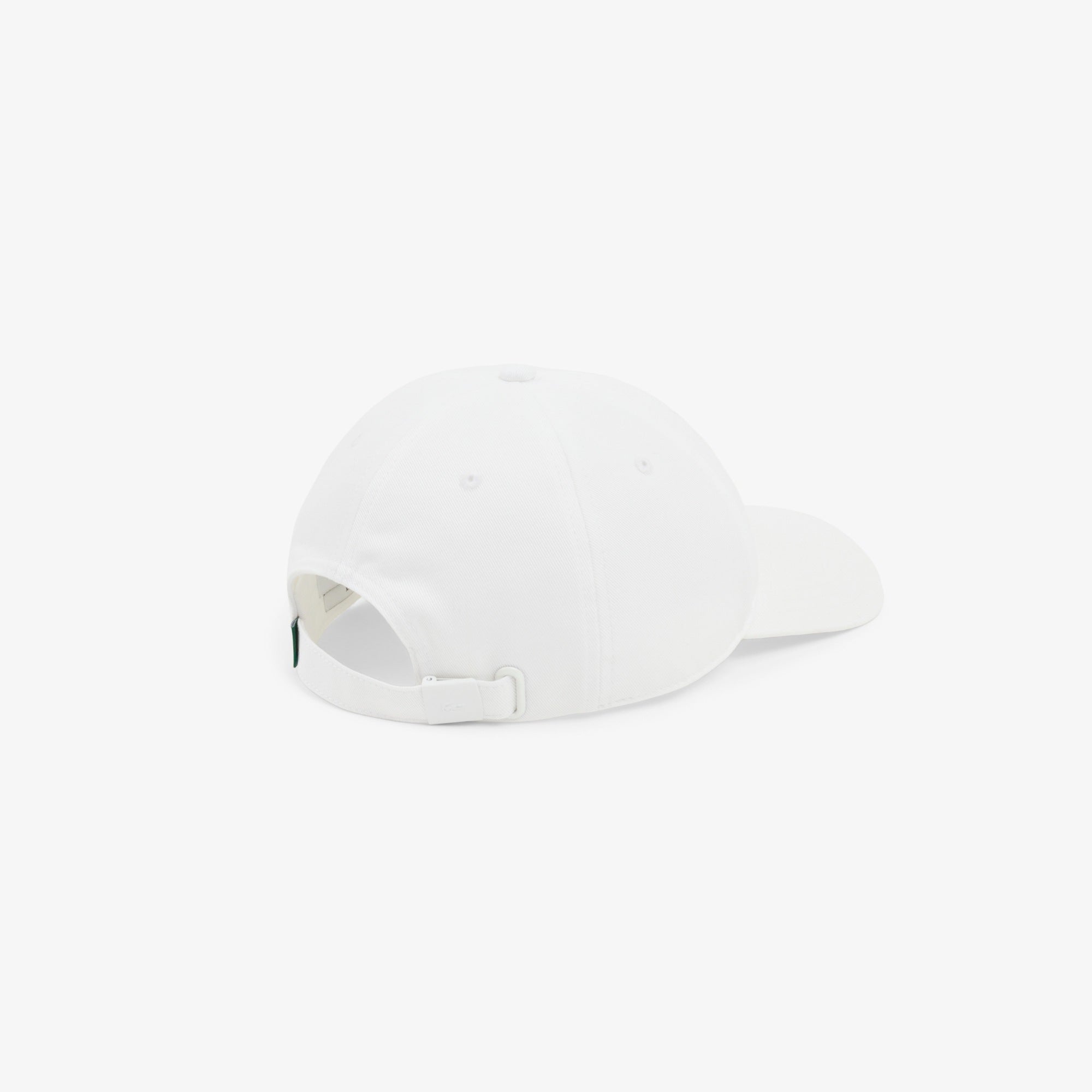 Lacoste Cotton Twill Badge Cap White