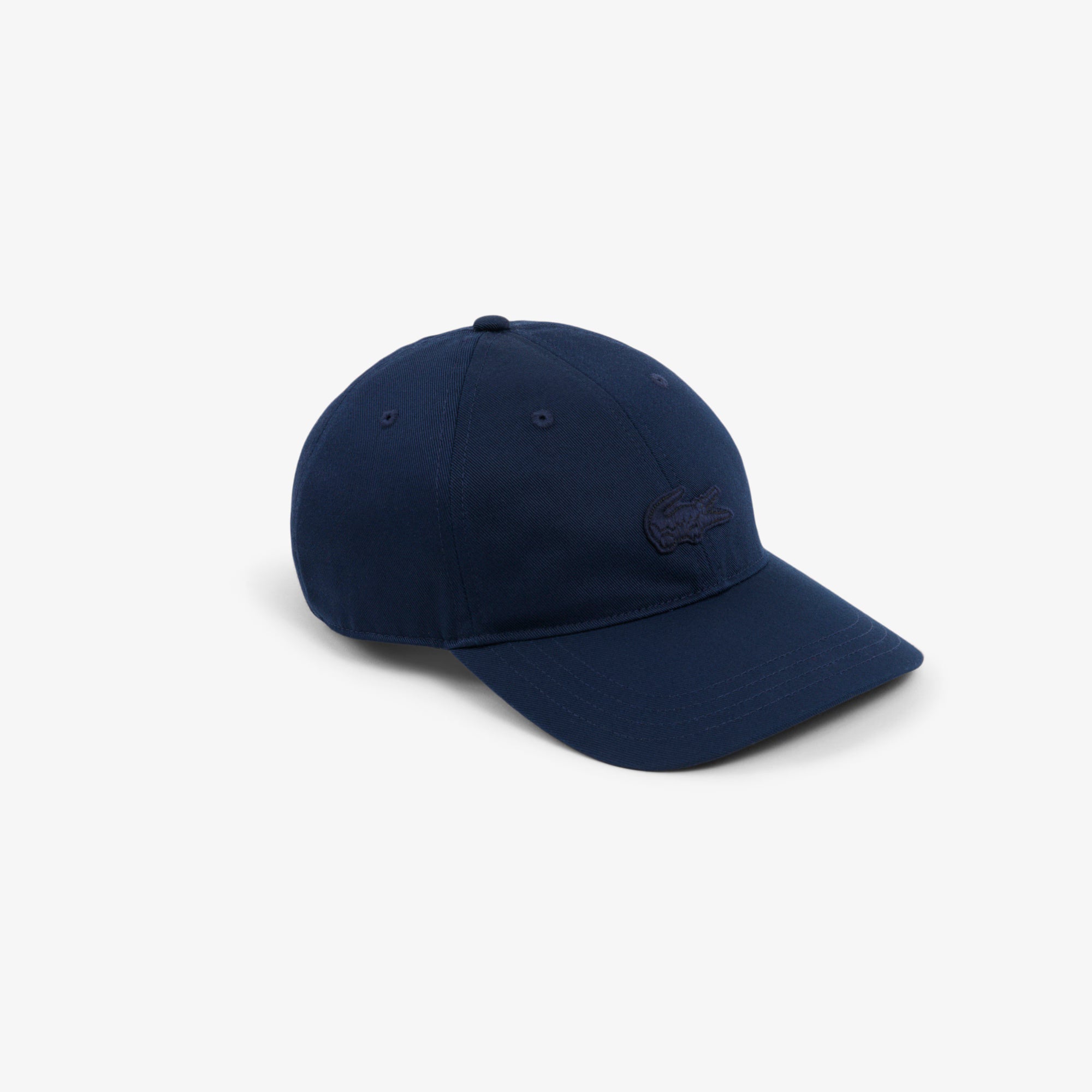 Lacoste Cotton Twill Badge Cap Navy Blue