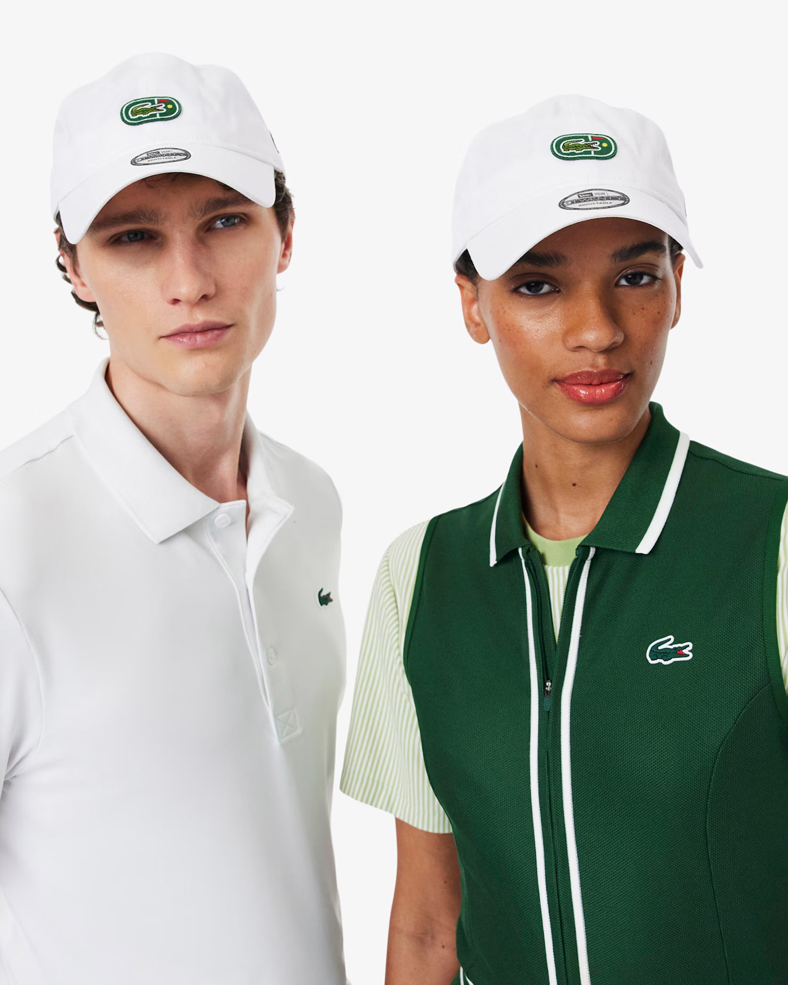 Lacoste x New Era Cap White