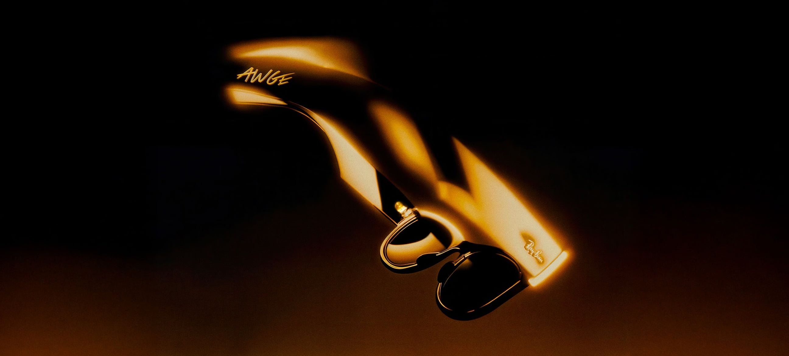 Ray-Ban Mega Wayfarer Blacked Out Sunglasses Polished Black