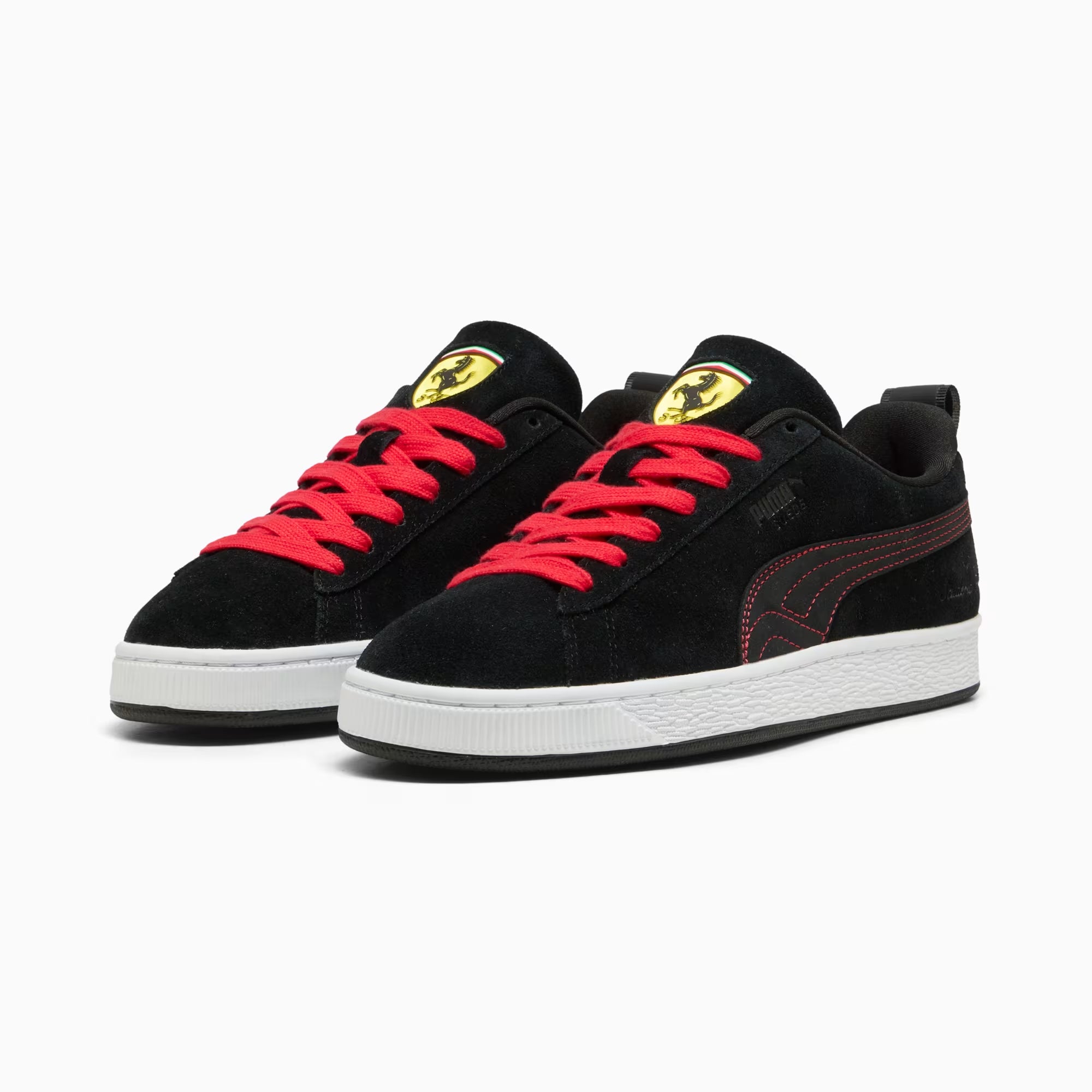 Men's PUMA Scuderia Ferrari Suede OG Shoes Black