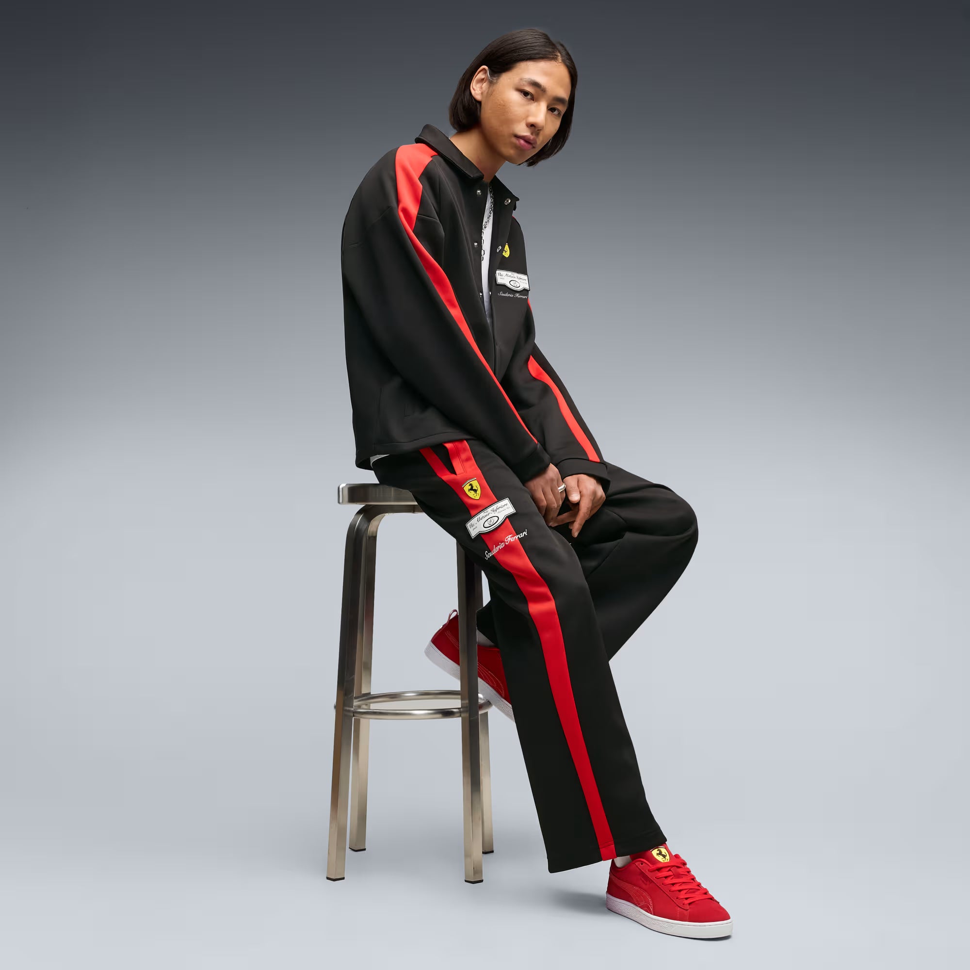 Men's PUMA Scuderia Ferrari Suede OG Rosso Corsa