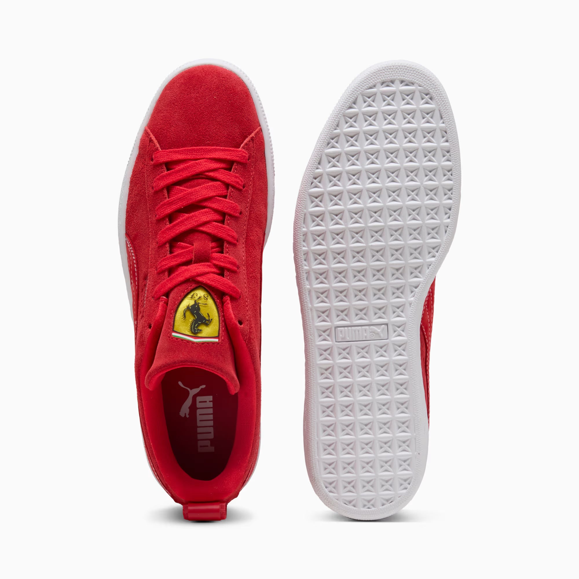 Men's PUMA Scuderia Ferrari Suede OG Rosso Corsa
