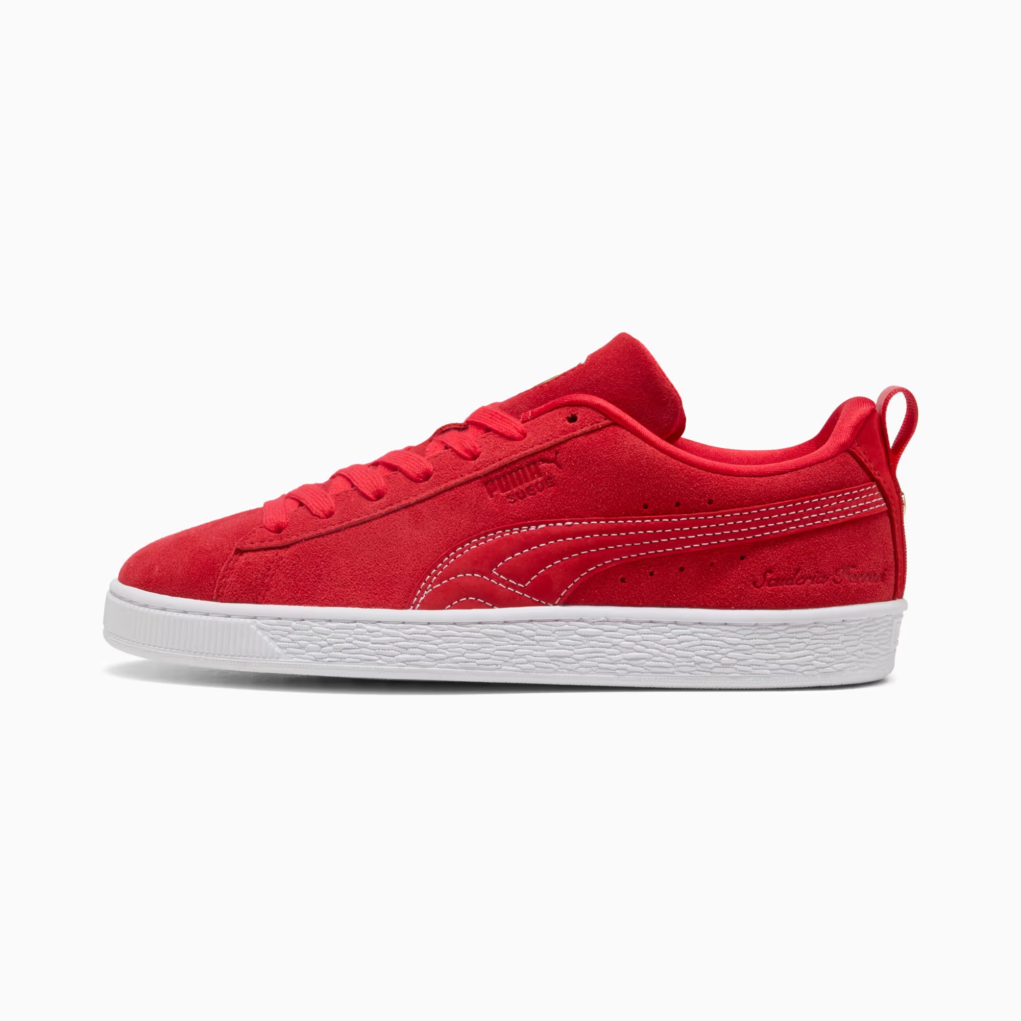 Men's PUMA Scuderia Ferrari Suede OG Rosso Corsa