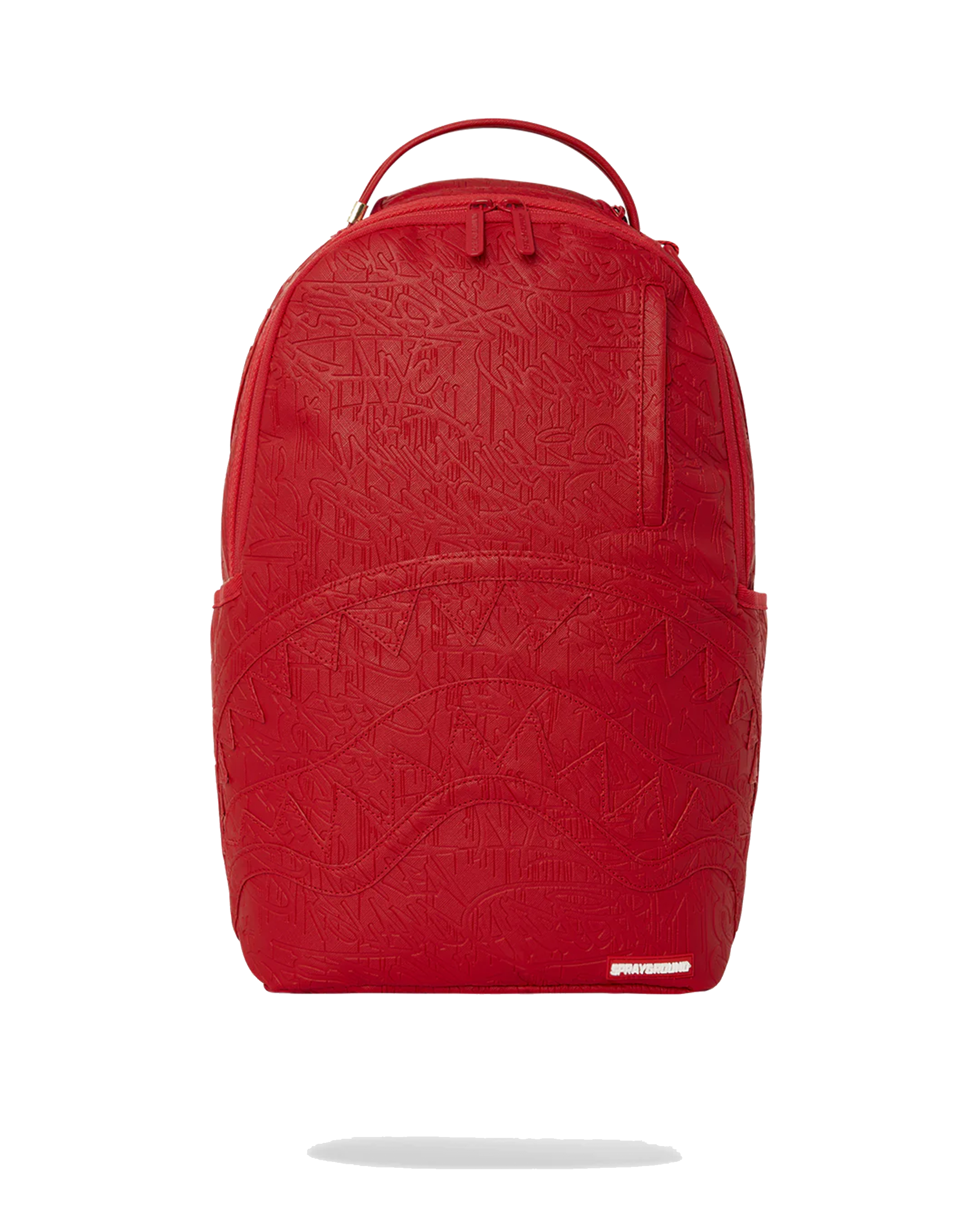 Red sprayground top bookbag