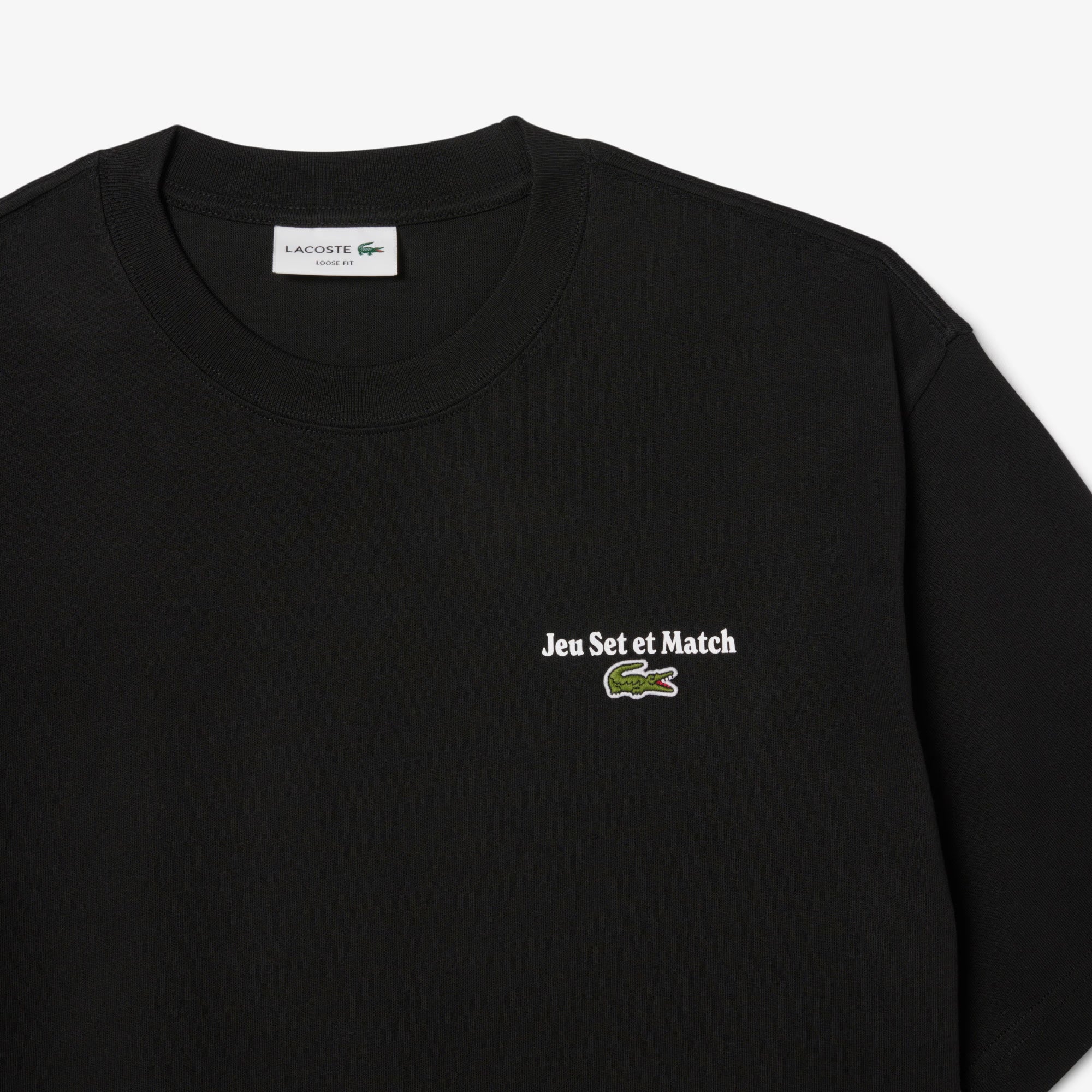 Lacoste Loose Fit Heavy Jersey Printed T-Shirt | Chicago City Sports