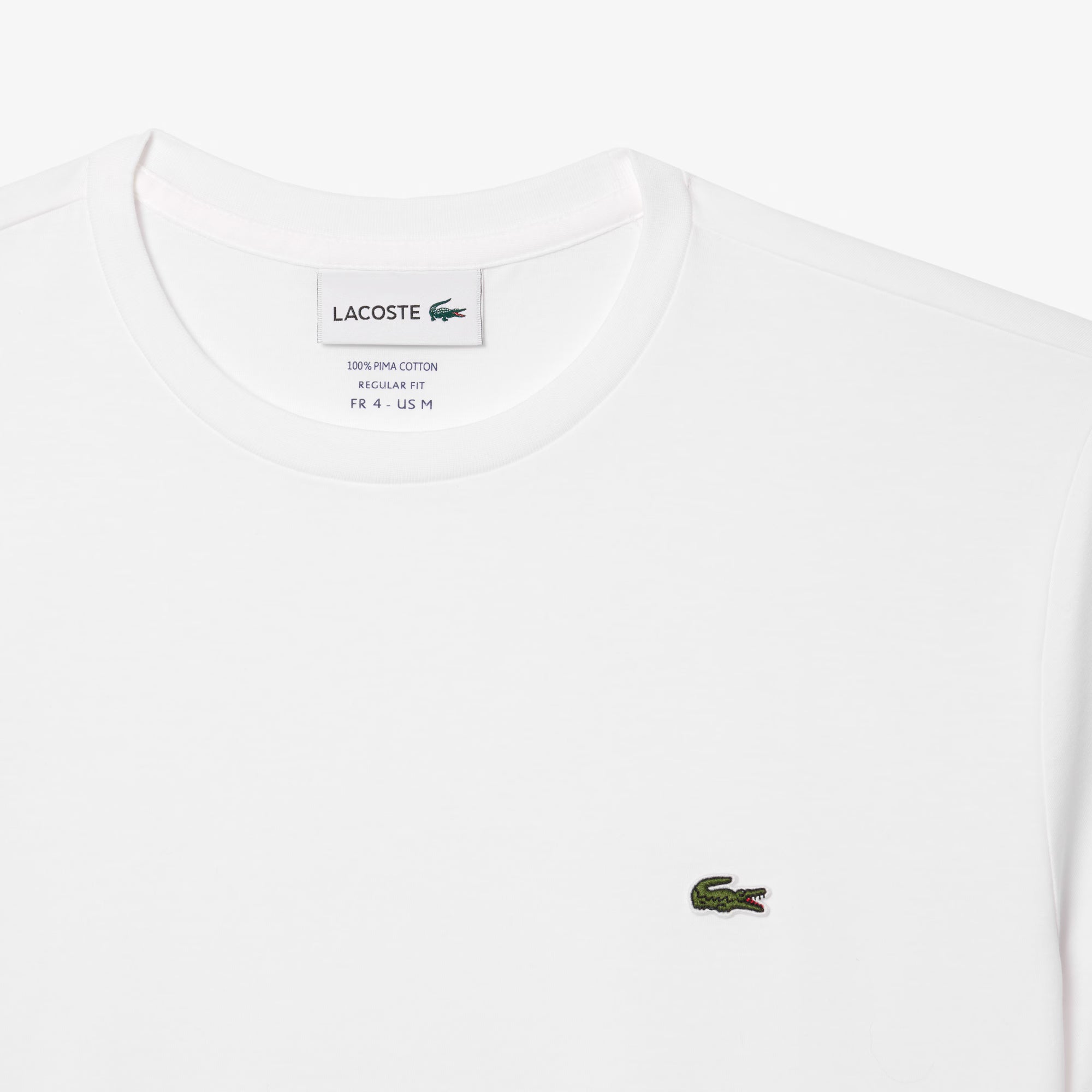 Men's Lacoste Pima Cotton T-Shirt White