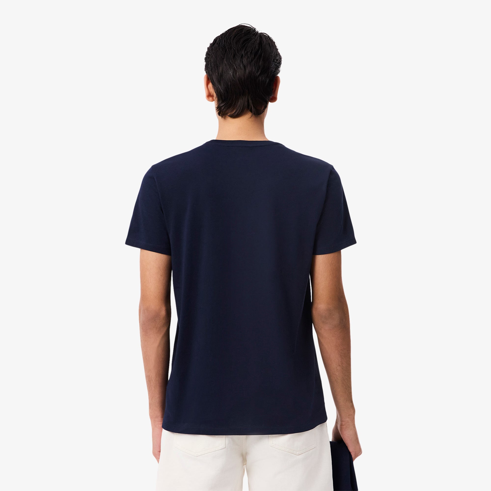 Men's Lacoste Pima Cotton T-Shirt Navy Blue
