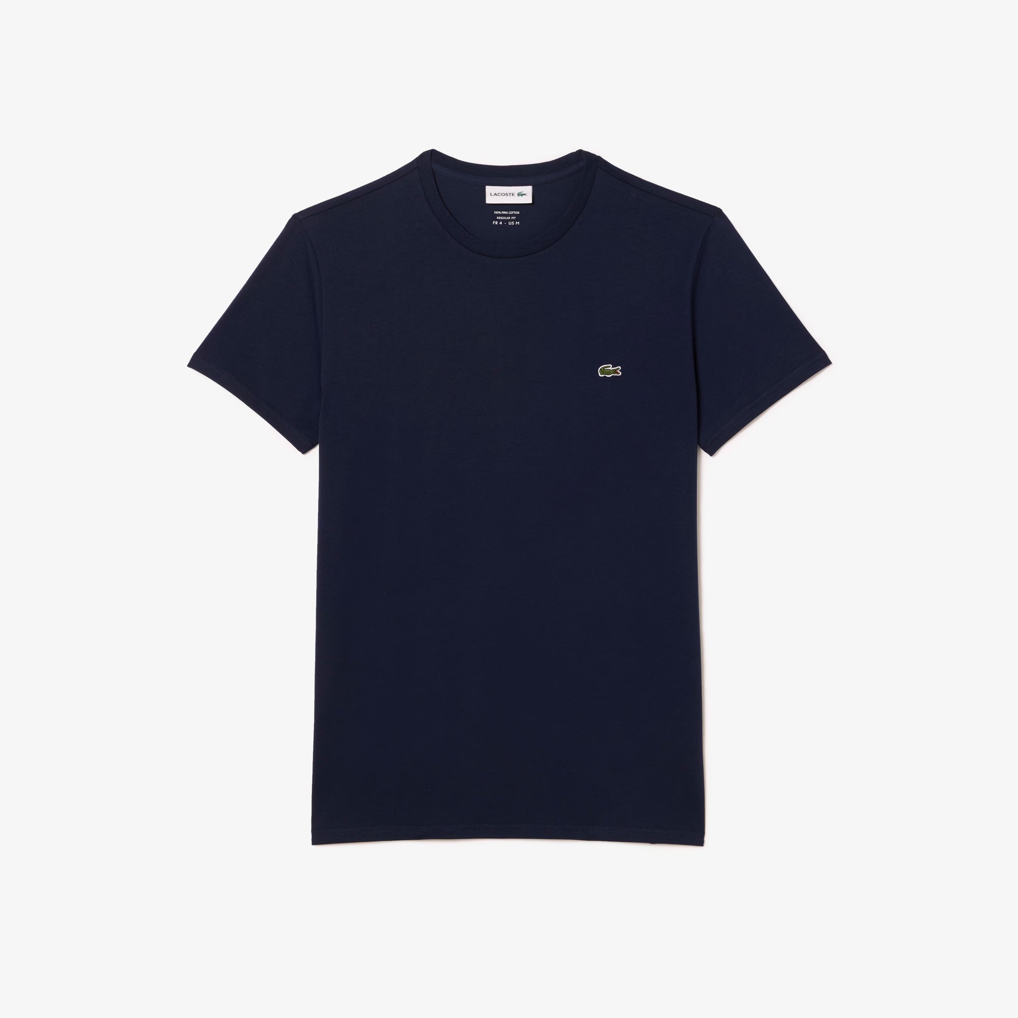 Men's Lacoste Pima Cotton T-Shirt Navy Blue