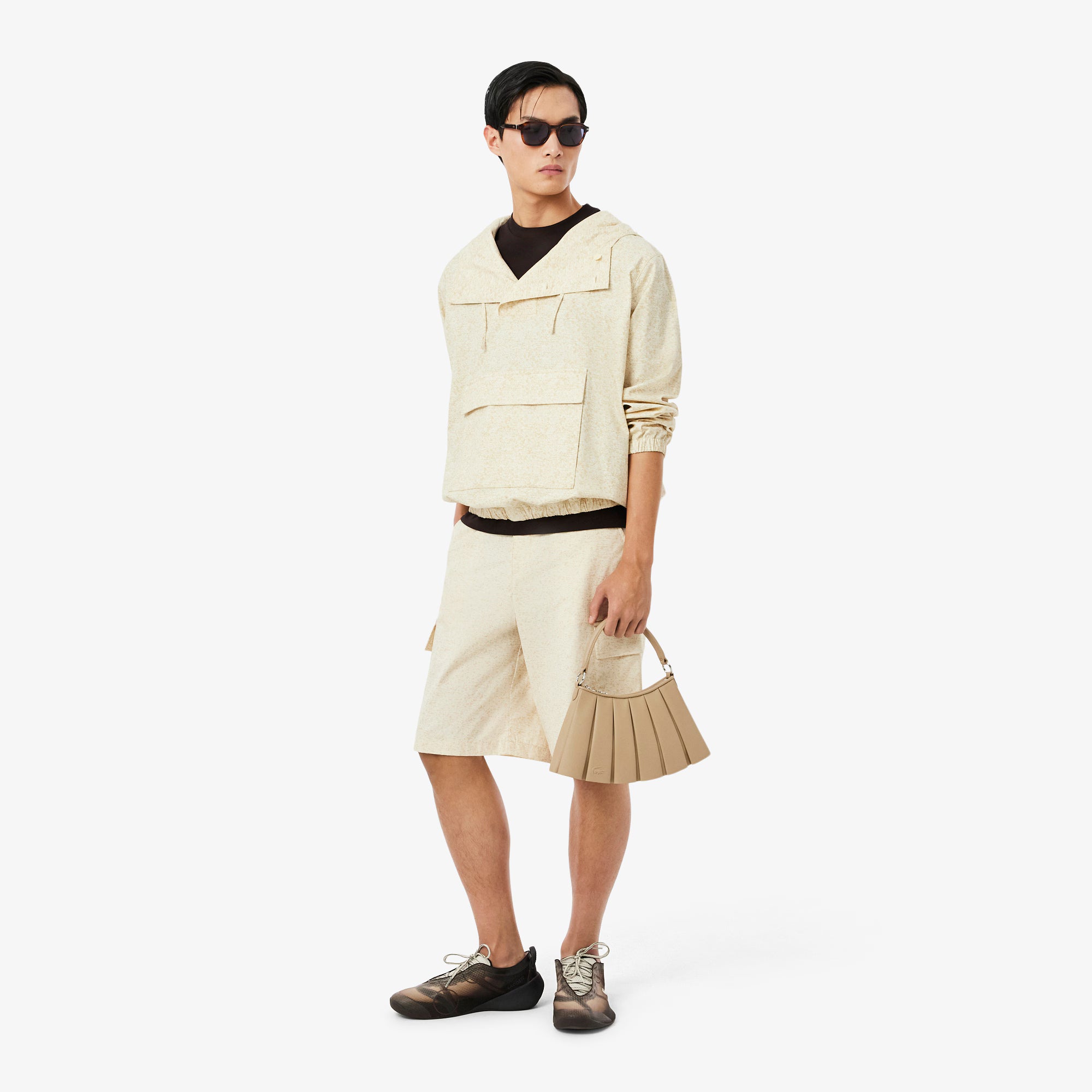 Men's Lacoste Cotton T-Shirt Brown