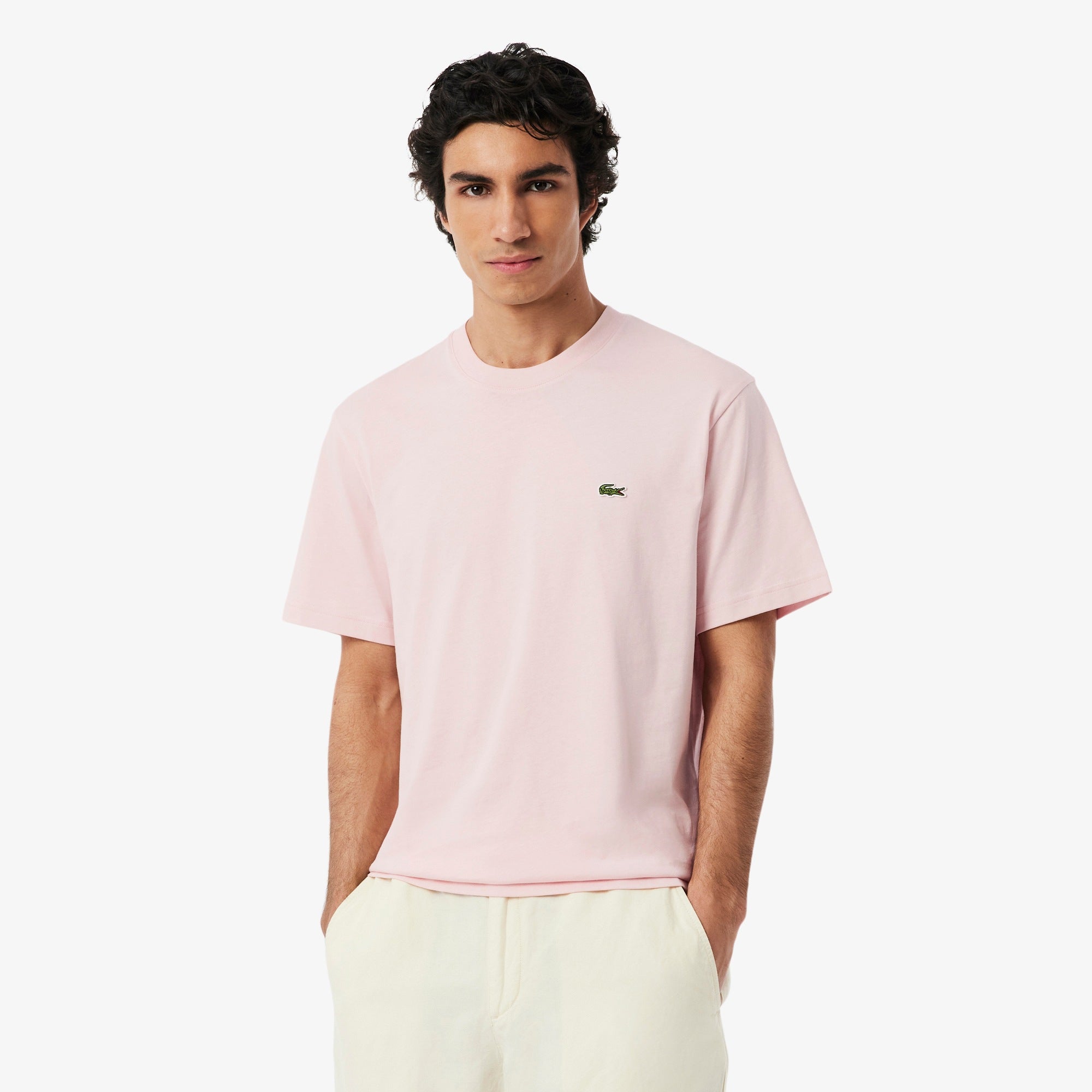 Men's Lacoste Cotton T-Shirt Light Pink