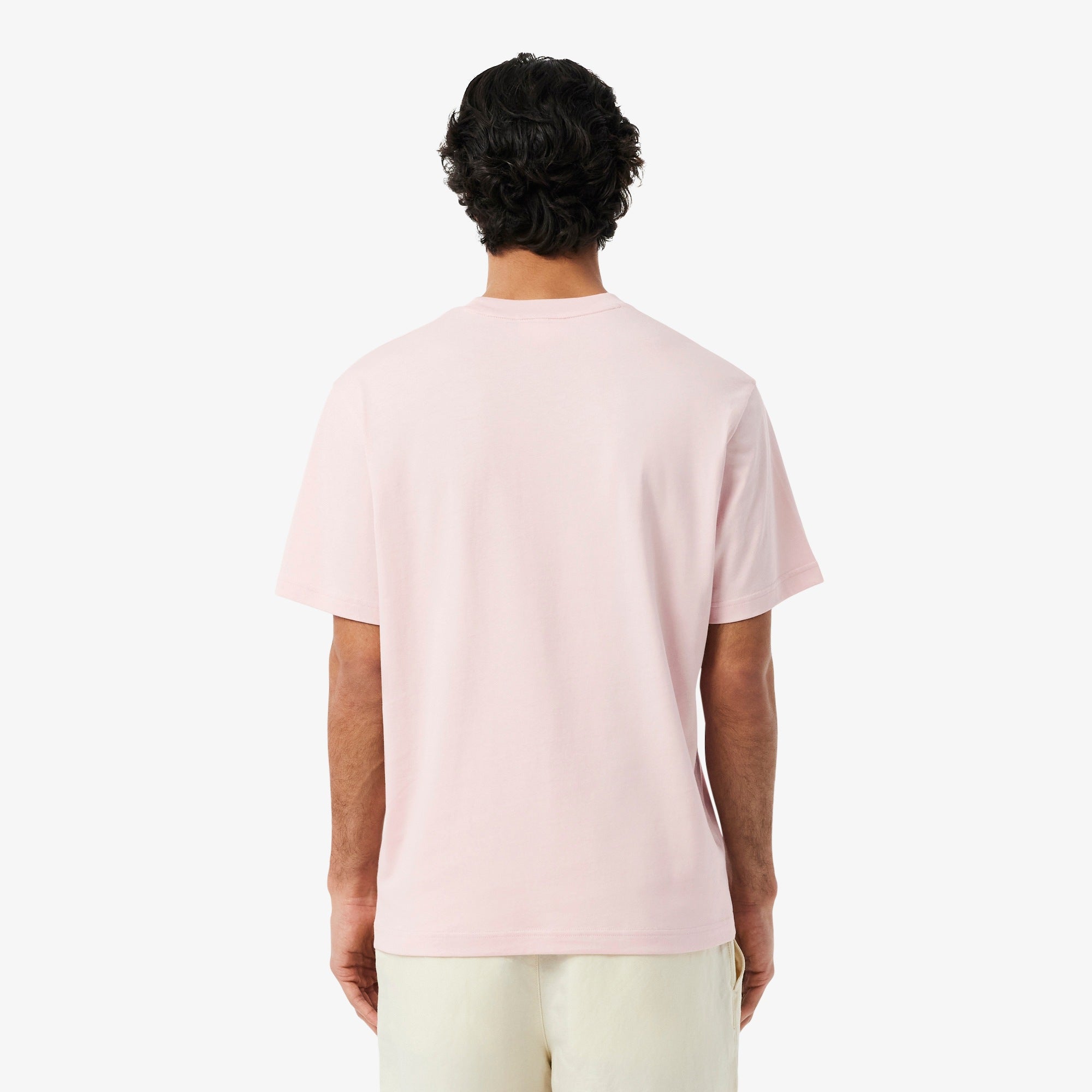 Men's Lacoste Cotton T-Shirt Light Pink