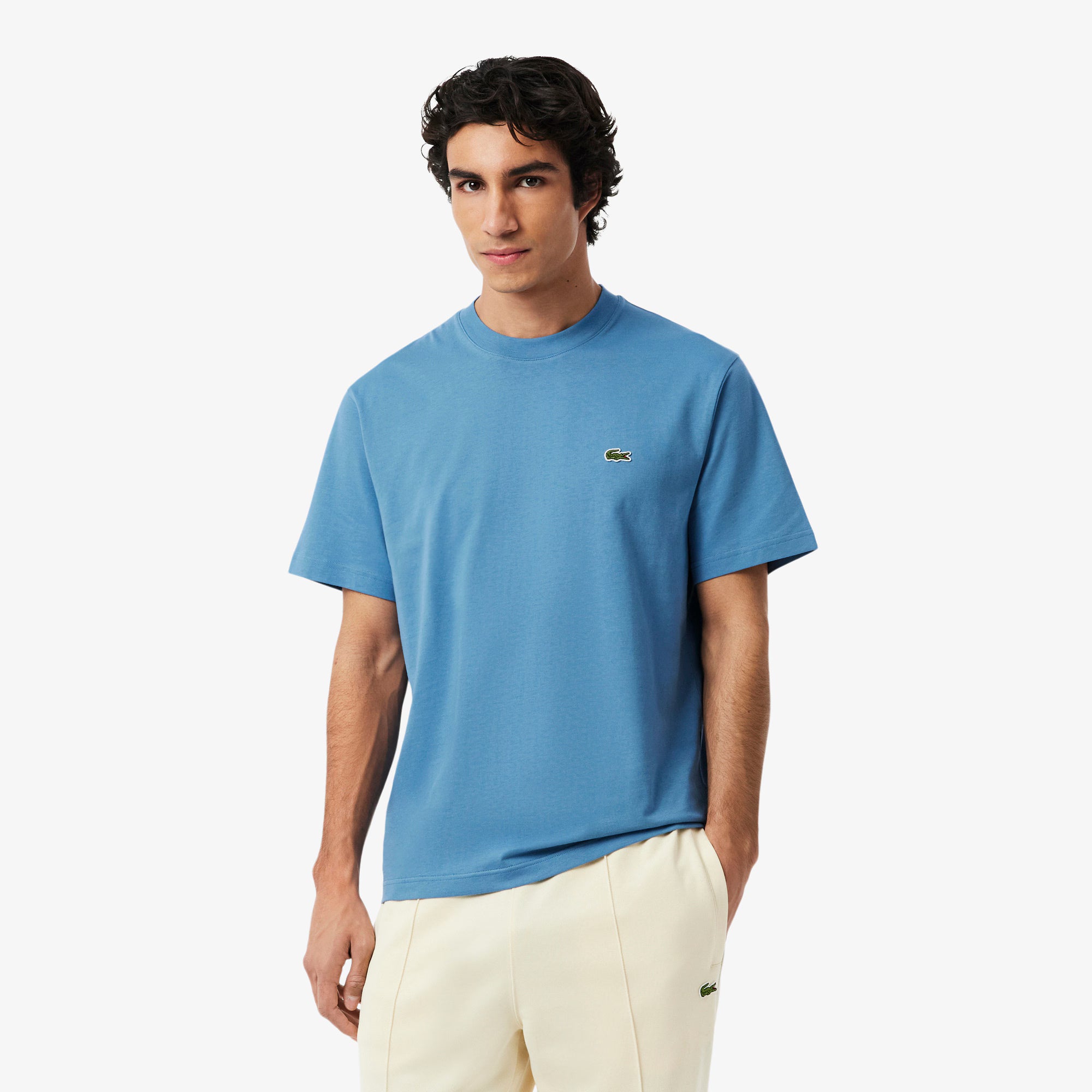 Men's Lacoste Cotton T-Shirt Bleu