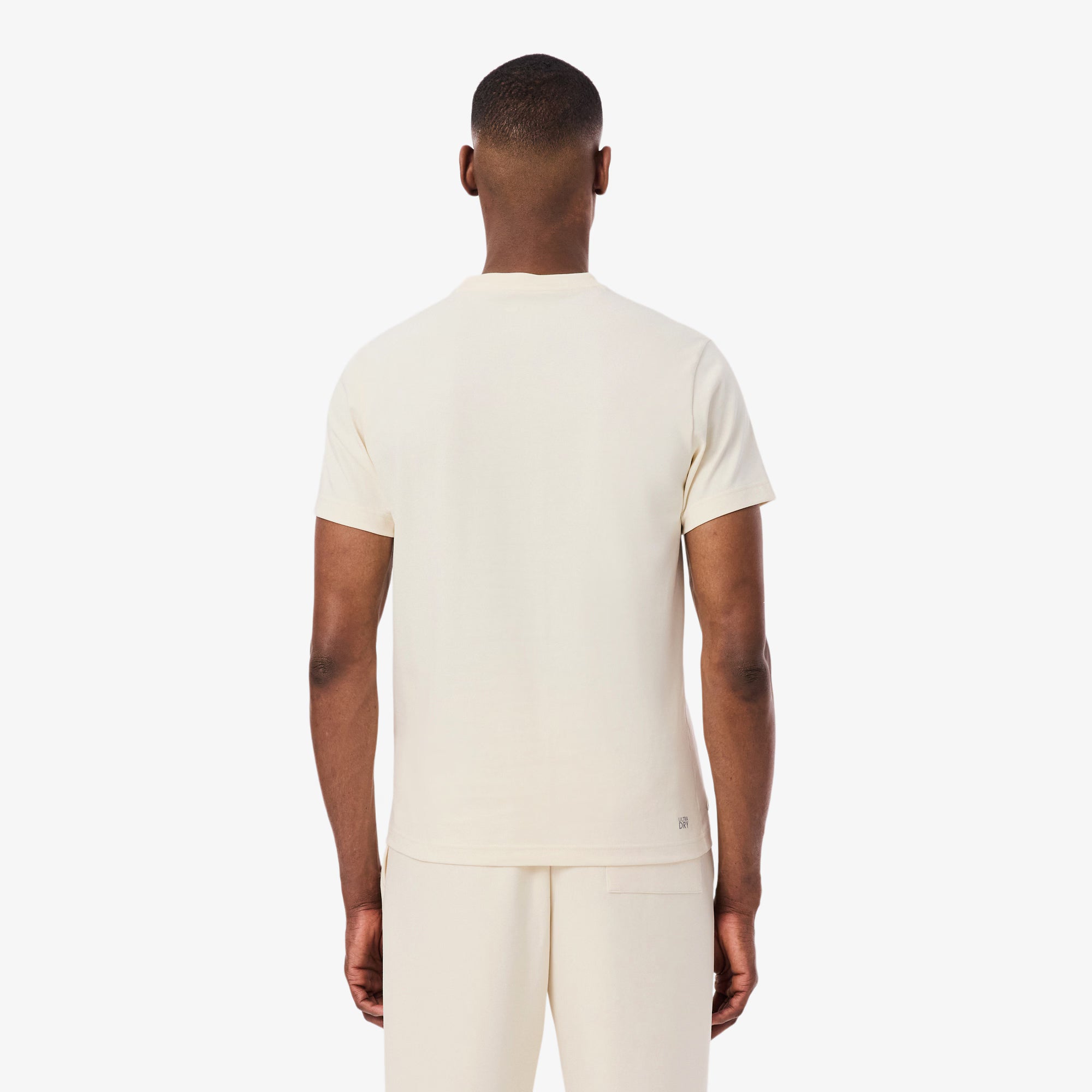 Men's Lacoste Tennis x Novak Djokovic Graphic T-Shirt Cream