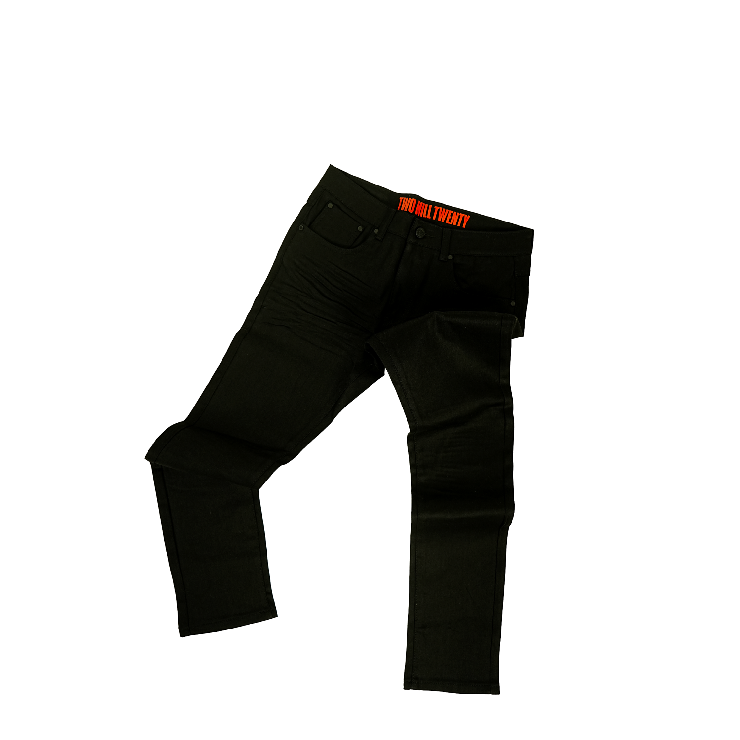 Men's TWO MILL TWENTY Relaxed Slim Fit Jeans Jet Black