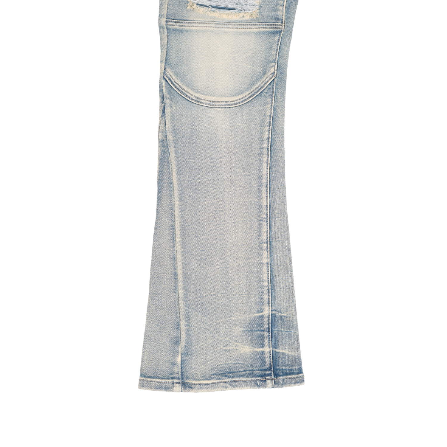 MAXWELL | Rip & Repair Bootcut Jeans in Vintage
