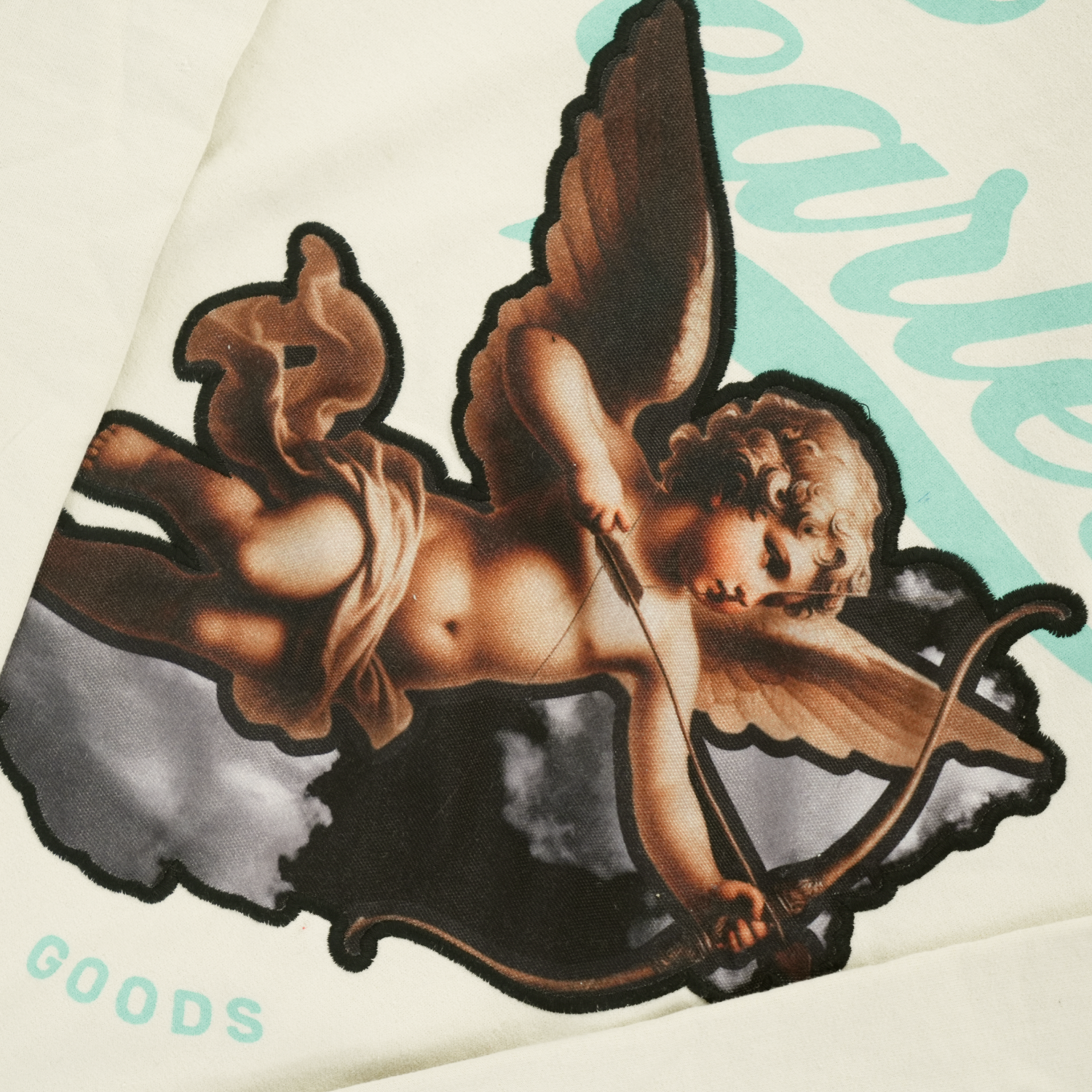 Unisex TWO MILL TWENTY Fearless Angel Hoodie Cream