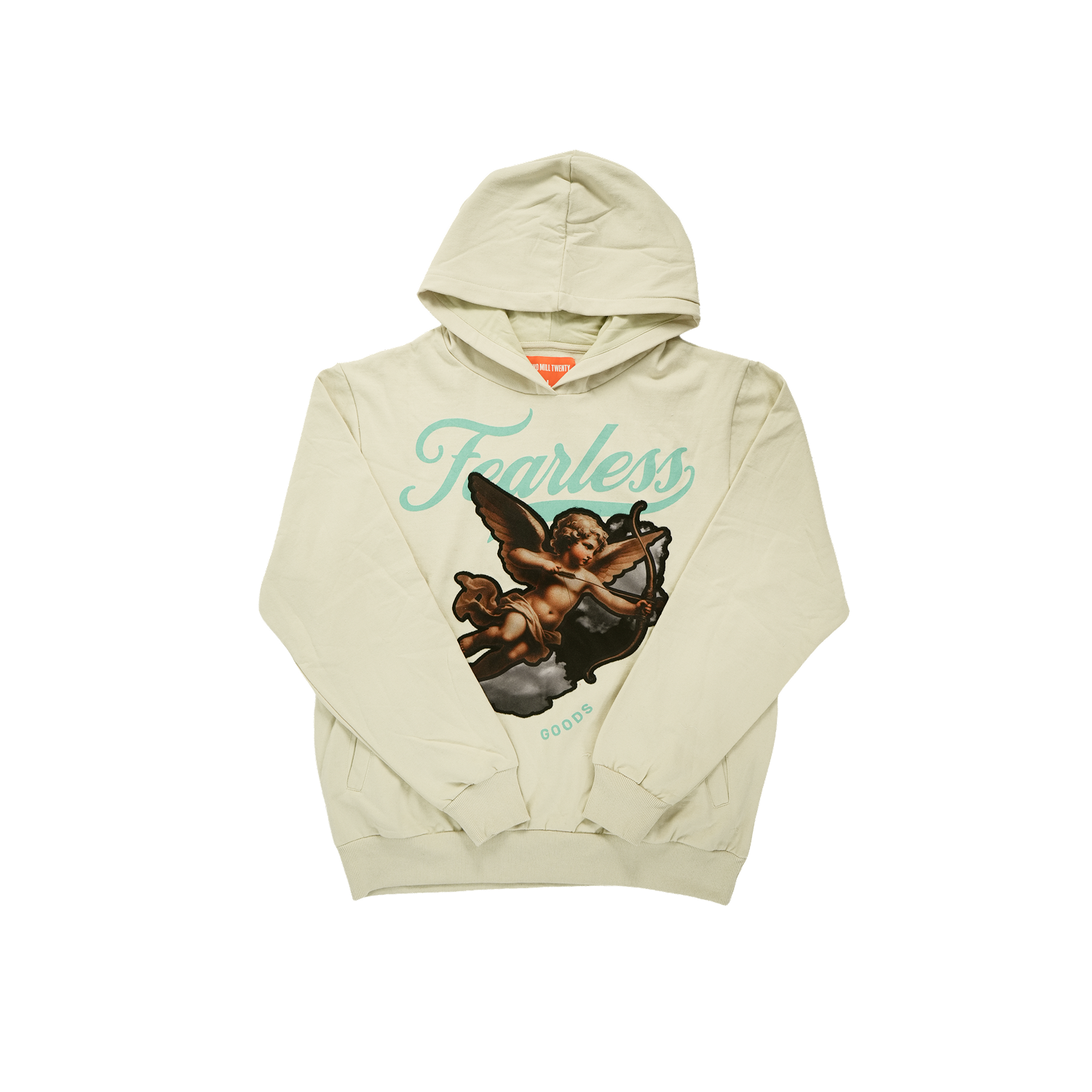 Unisex TWO MILL TWENTY Fearless Angel Hoodie Cream