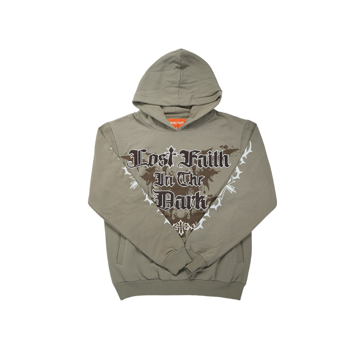 Men's TMTY Lost Faith Gothic Hoodie Taupe Brown | Chicago City Sports
