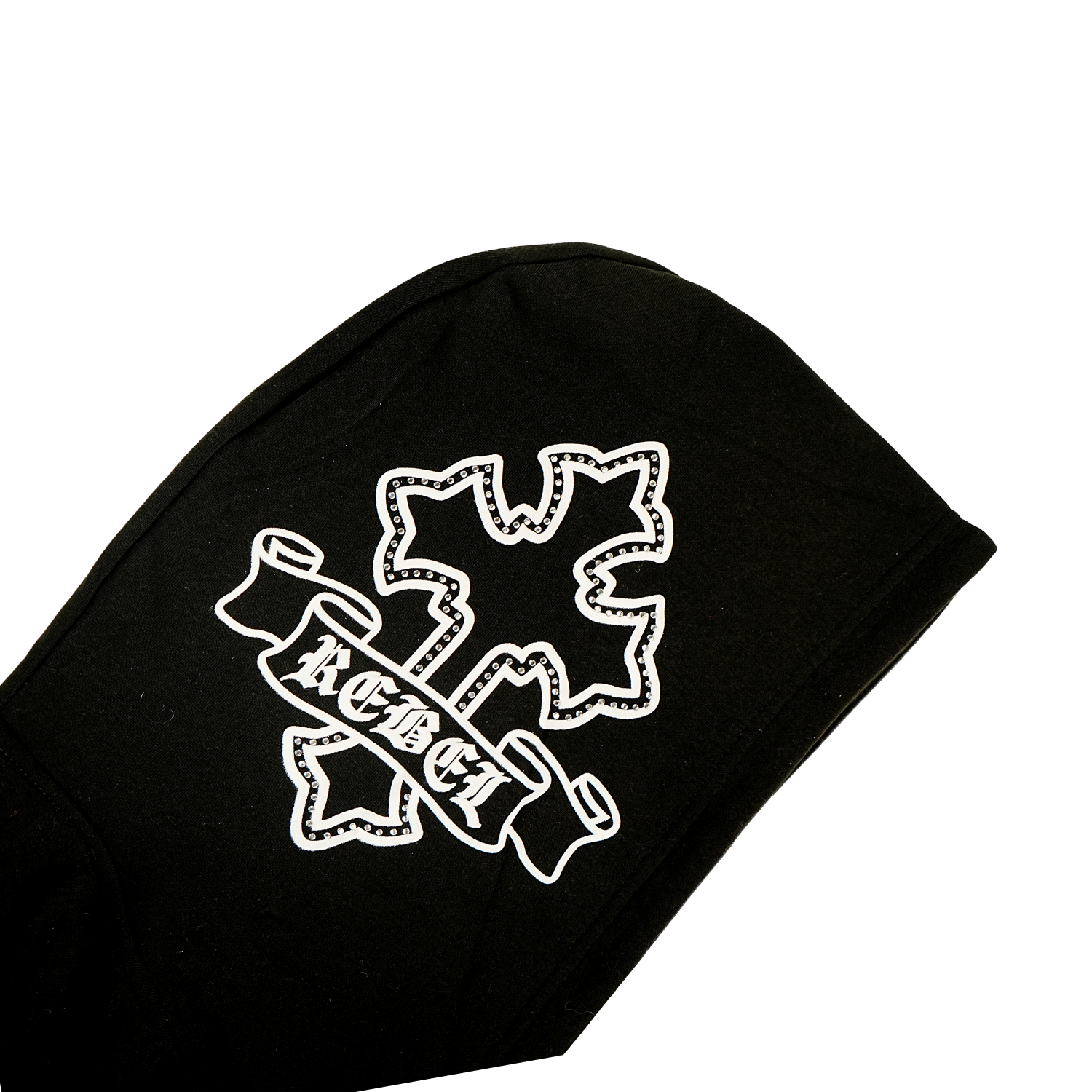 Unisex TWO MILL TWENTY Gothic Rebel Hoodie Black