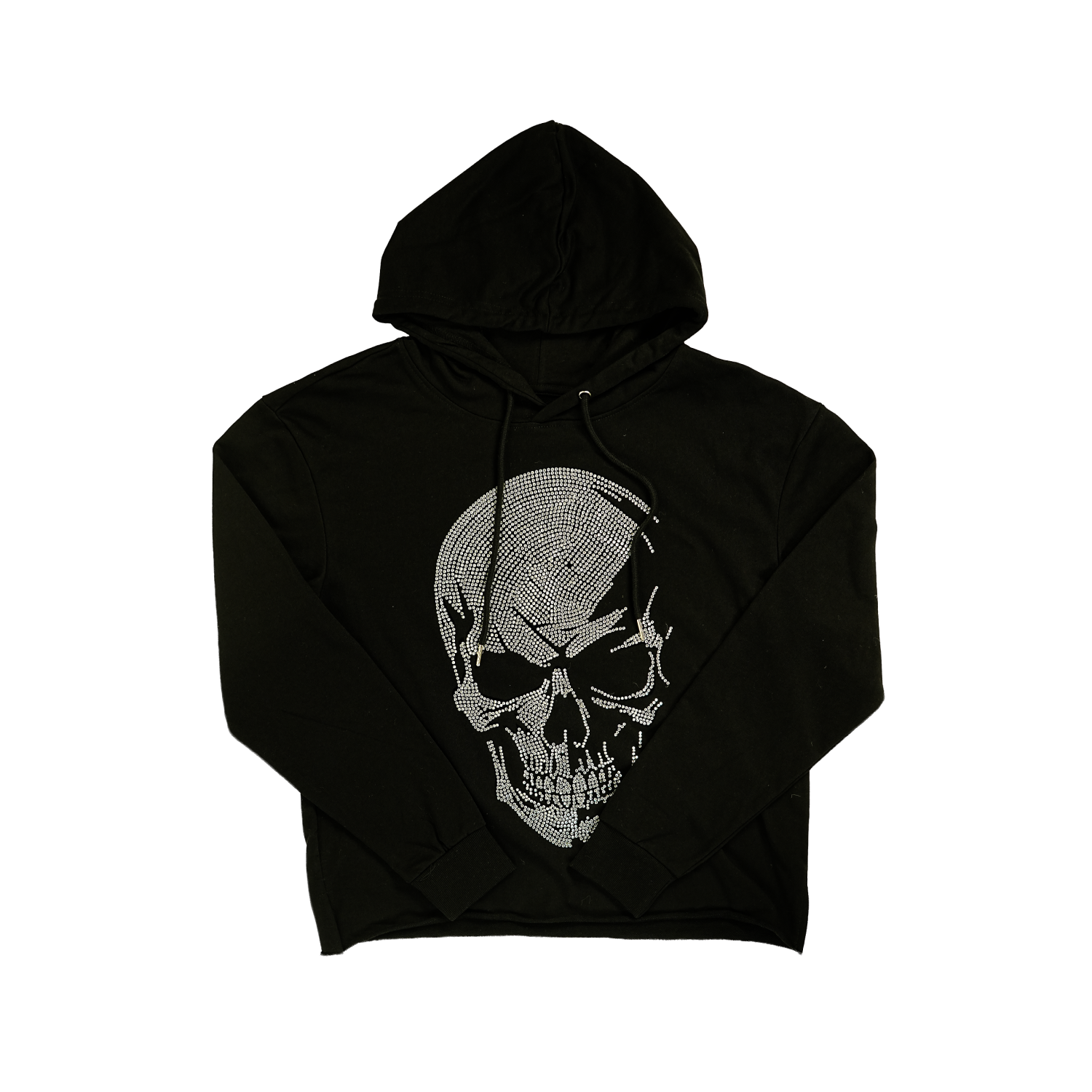 Men's TWO MILL TWENTY Crystal Skull Hoodie Black