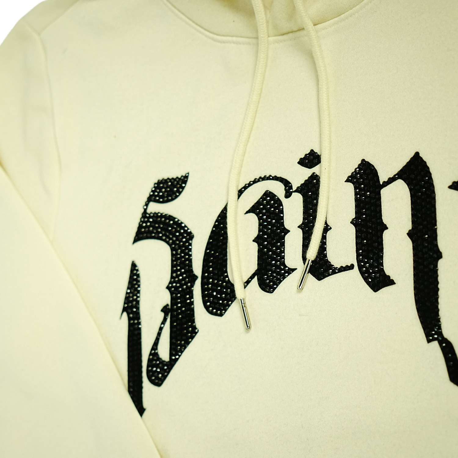 Unisex TWO MILL TWENTY Crystal Saint Hoodie Cream