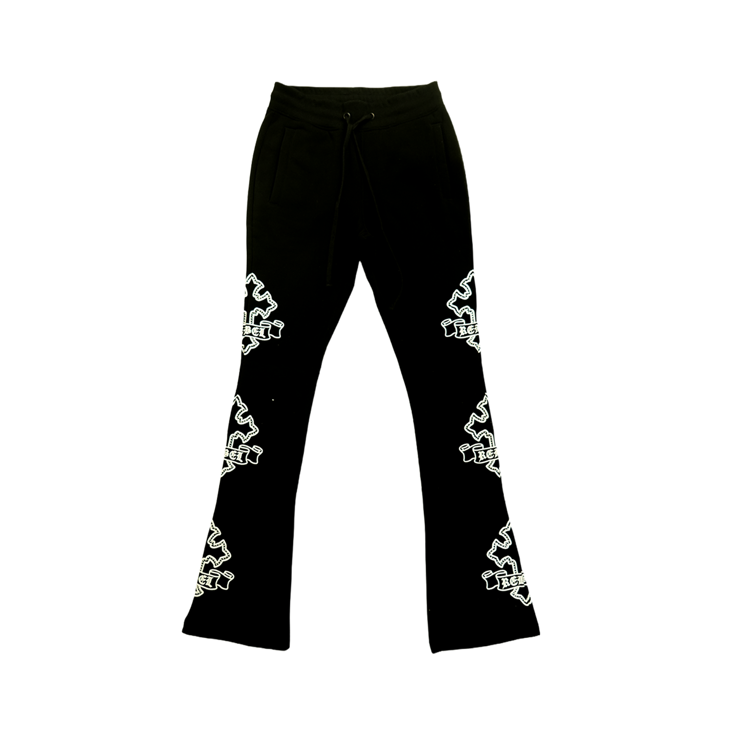 Men's TWO MILL TWENTY Gothic Rebel Joggers Black