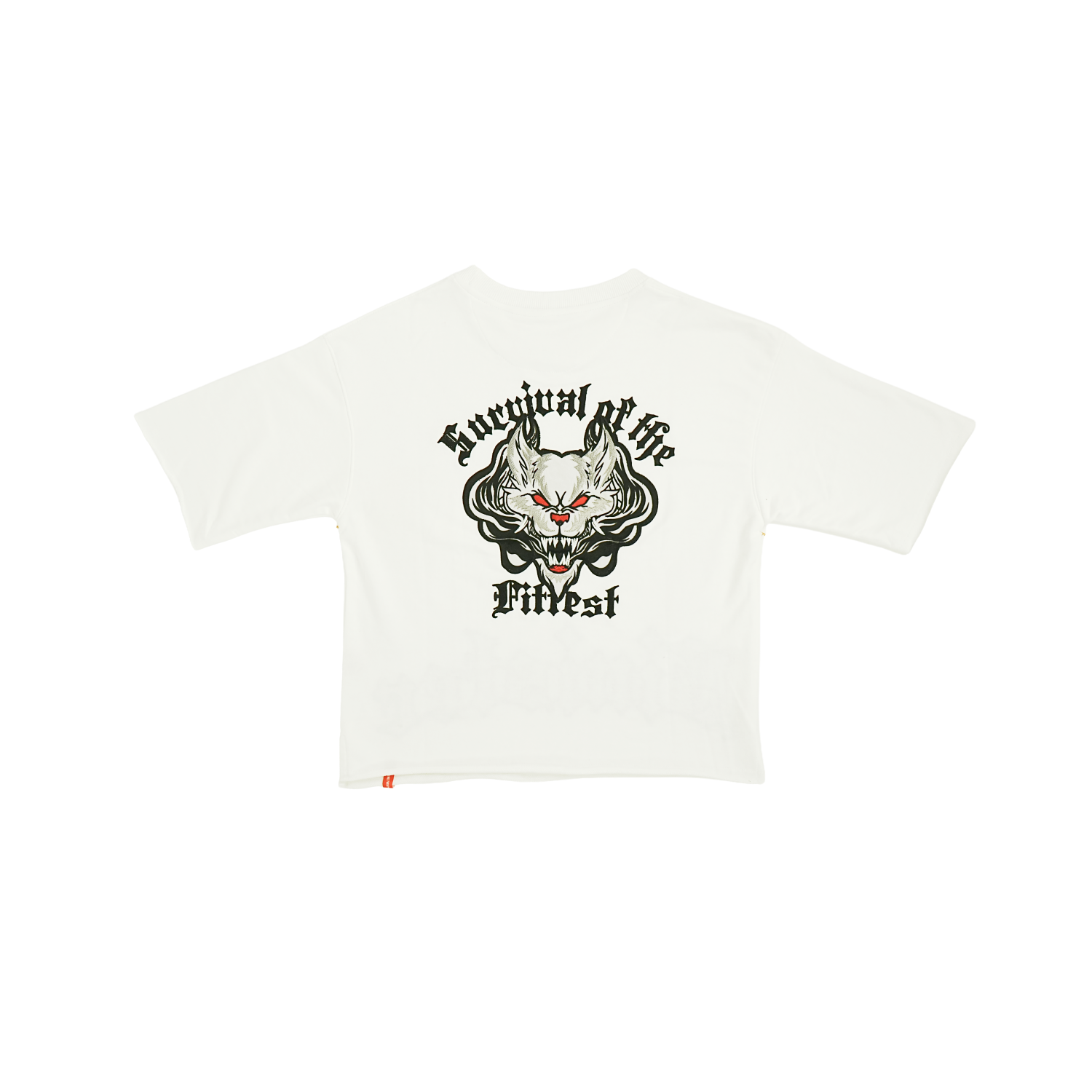 Men's TWO MILL TWENTY Sinister Boxy Cut T-Shirt White