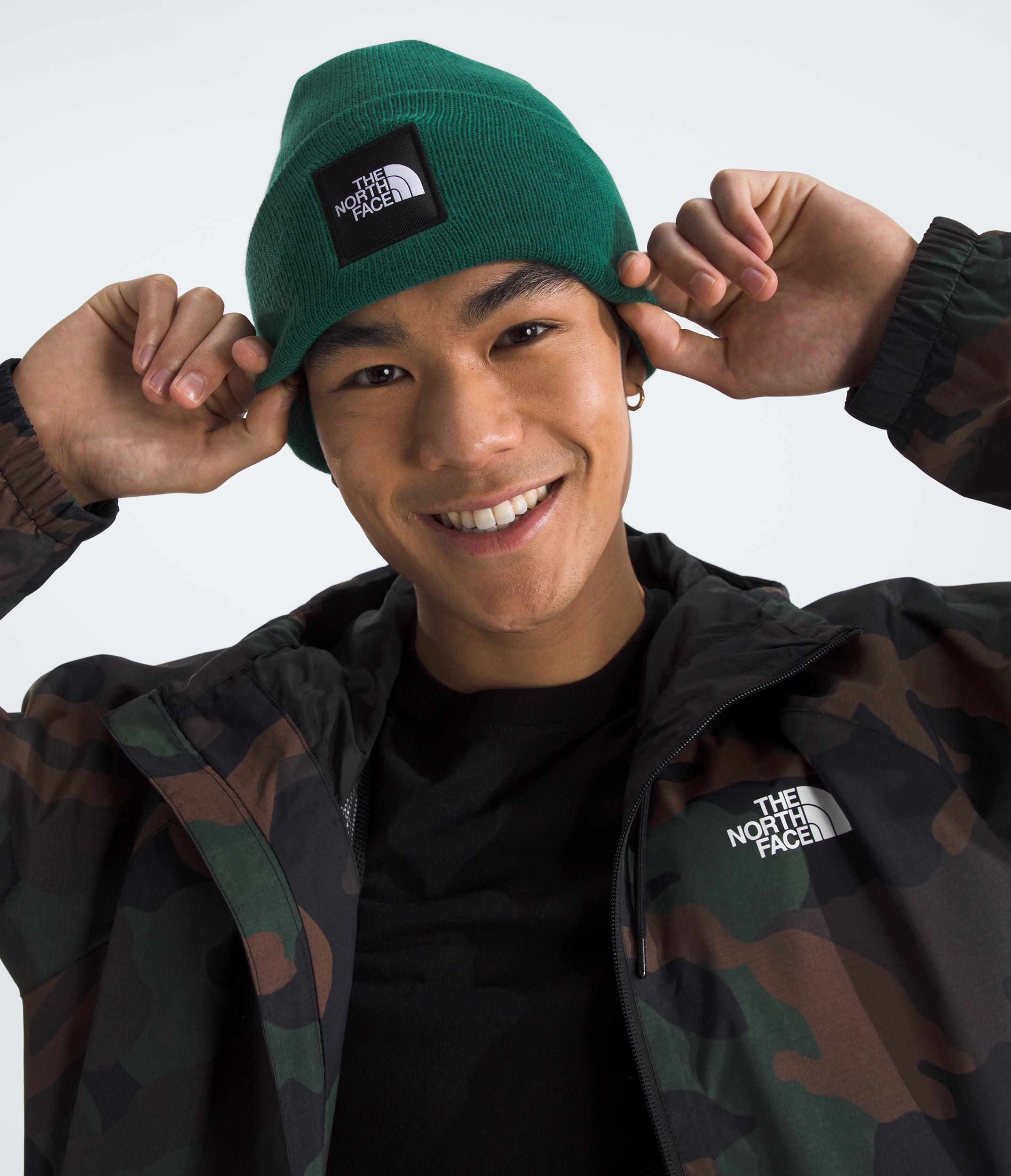 The North Face Big Box Beanie Evergreen | Chicago City Sports