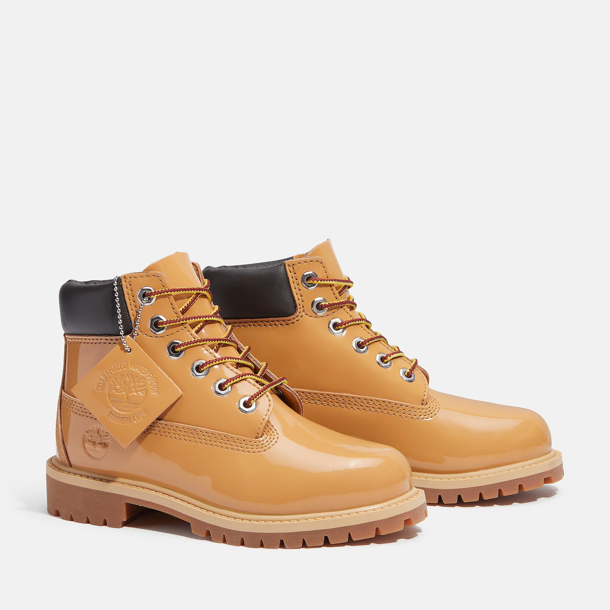 Big Kids Timberland Premium 6-Inch Waterproof Boots Light Brown TB0A6BETEN0