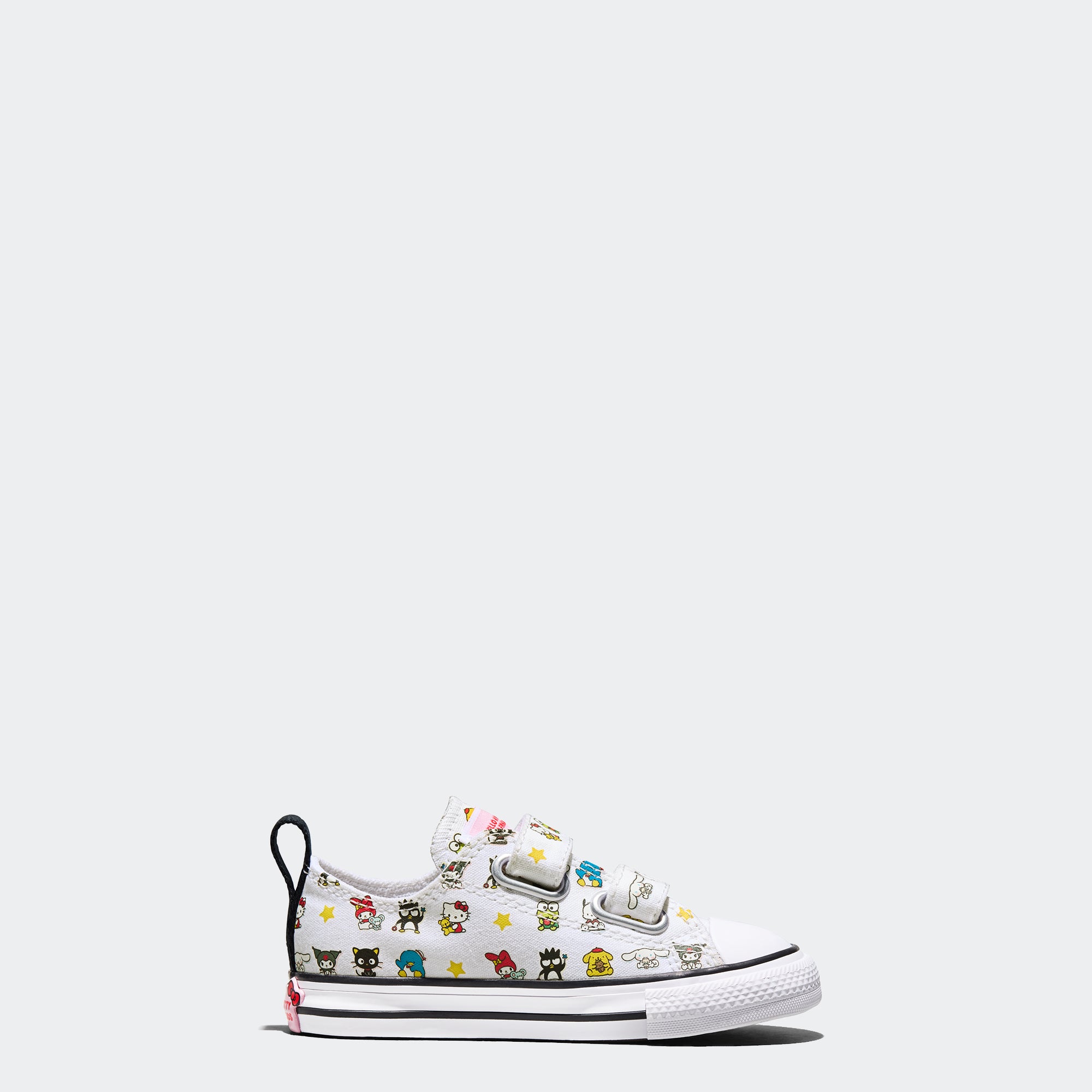 Toddler Converse Chuck Taylor All Star x Hello Kitty Easy On Strap Shoes White