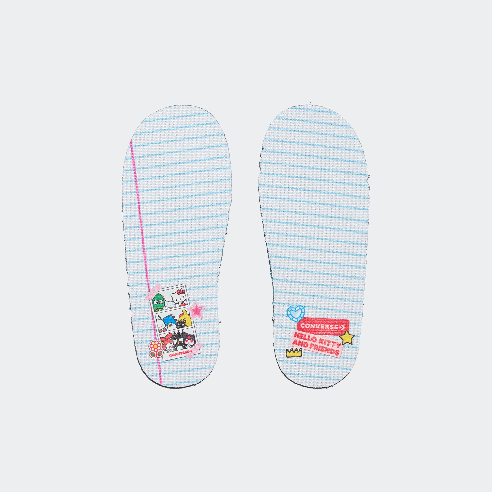 Toddler Converse Chuck Taylor All Star x Hello Kitty Easy On Strap Shoes White