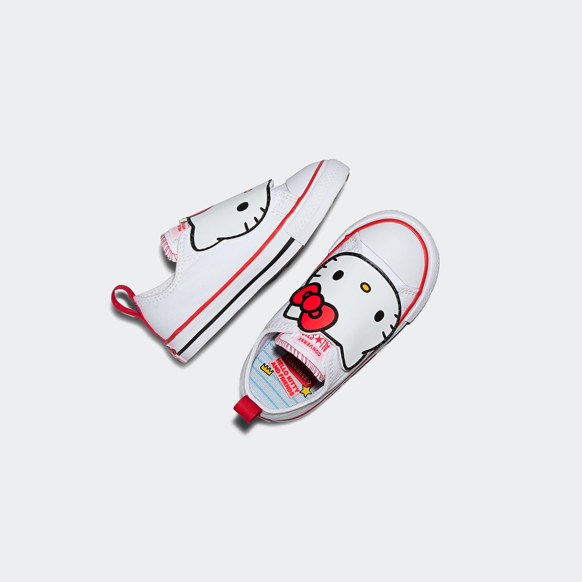 Toddler Converse Chuck Taylor All Star x Hello Kitty One Strap Shoes White