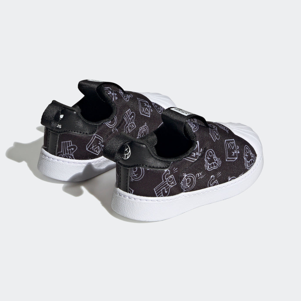 Toddlers adidas Originals André Saraiva Superstar 360 Shoes Black