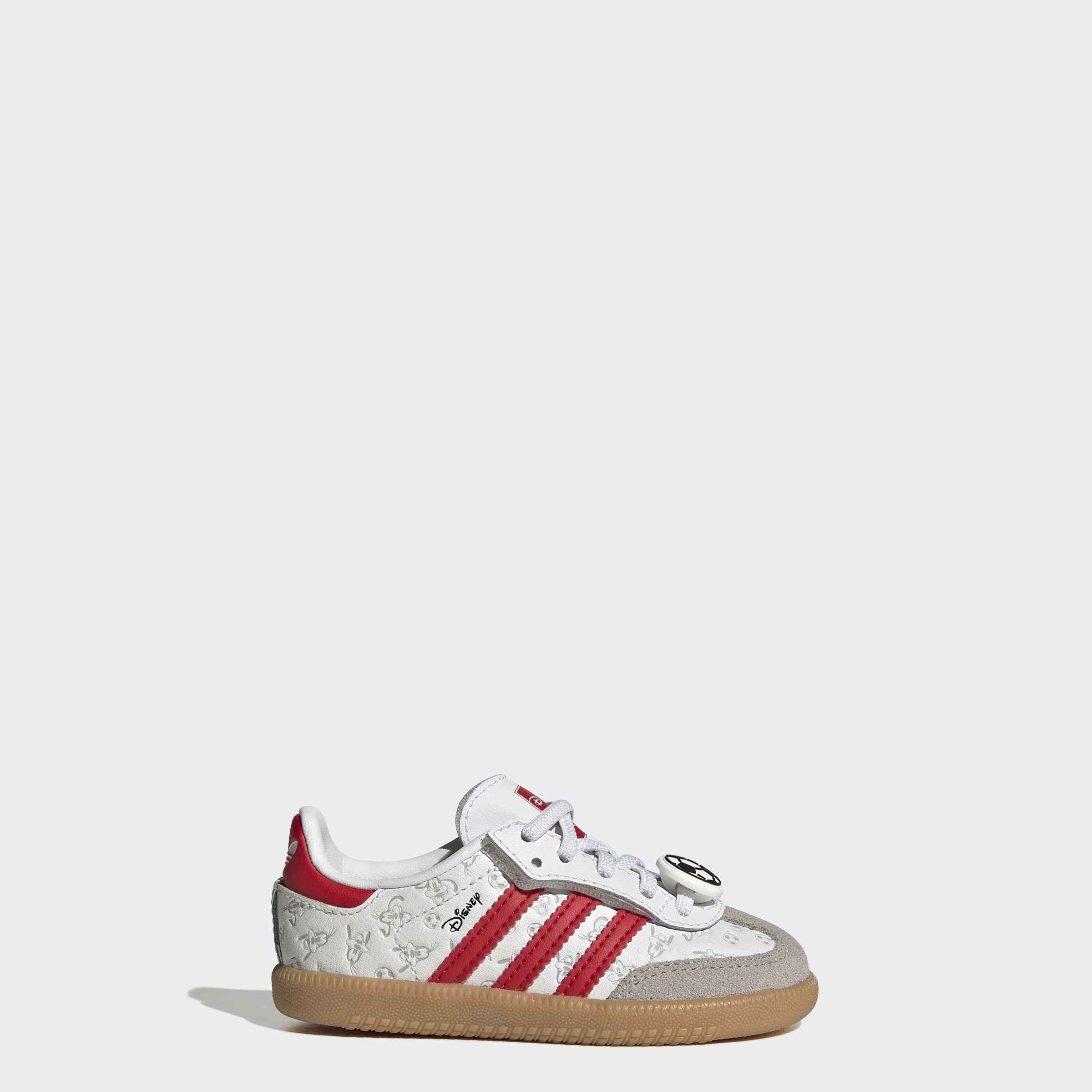 Toddlers adidas Originals Disney Samba OG Comfort Closure Elastic Lace Shoes Goofy