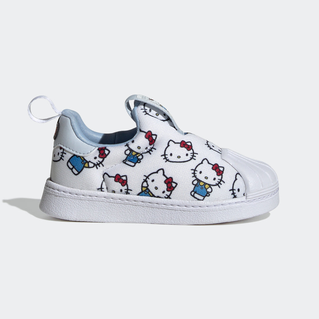 Toddlers adidas Originals Hello Kitty X Superstar 360 Shoes White