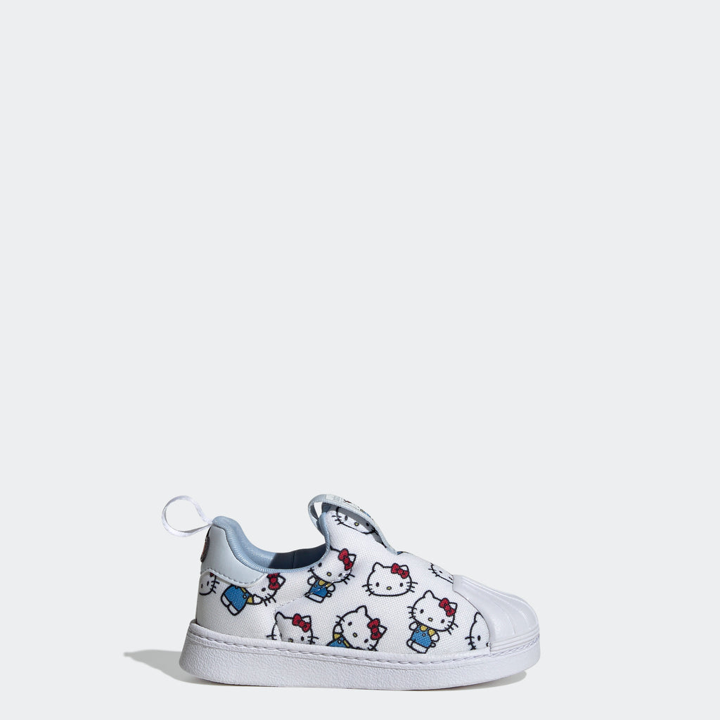 Toddlers adidas Originals Hello Kitty X Superstar 360 Shoes White