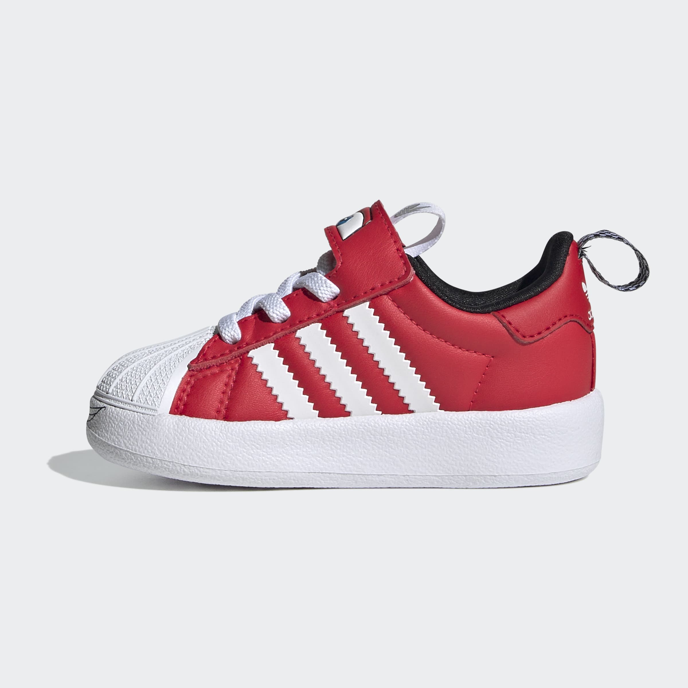 Toddlers adidas Originals Pixar Cars Adifom Superstar 360 Shoes Pure Ruby