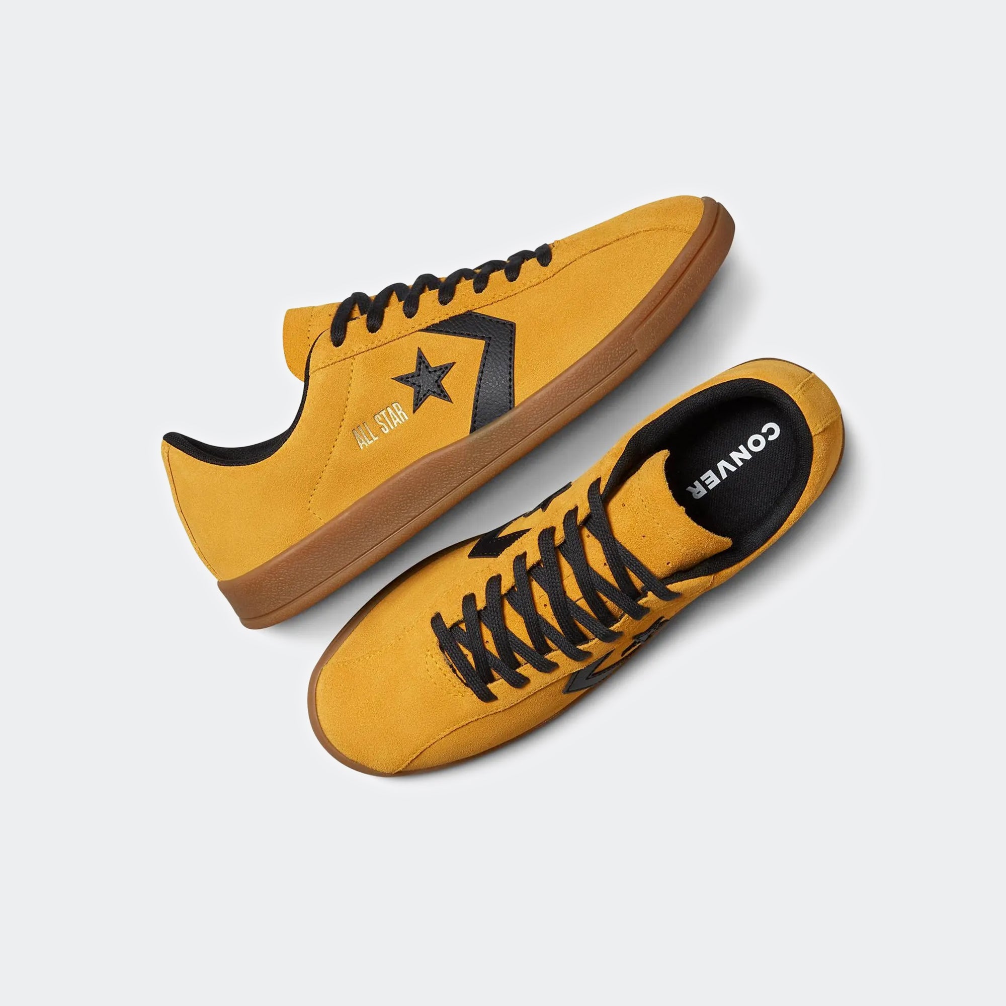 Unisex Converse All Star Classic Trainer Suede Shoes Yellow / Black