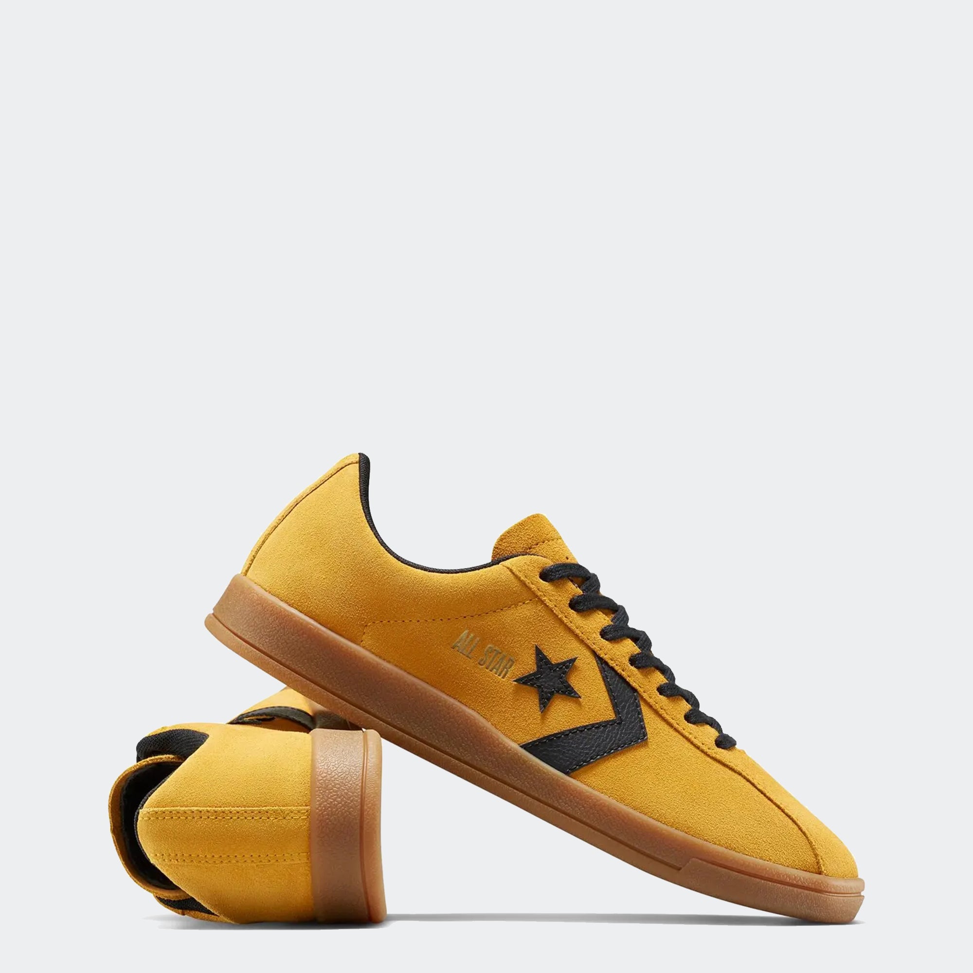 Unisex Converse All Star Classic Trainer Suede Shoes Yellow / Black