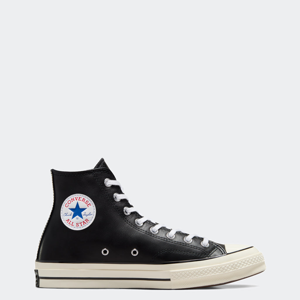 Unisex Converse Chuck 70 Leather Shoes Black