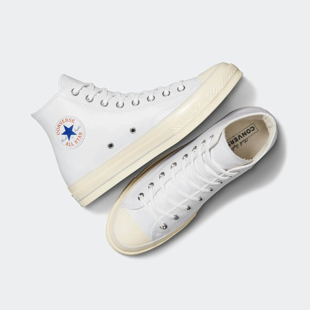 Unisex Converse Chuck 70 Leather Shoes White