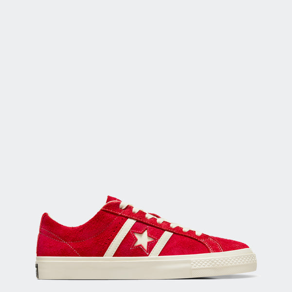 Converse one star premium suede low top red sale
