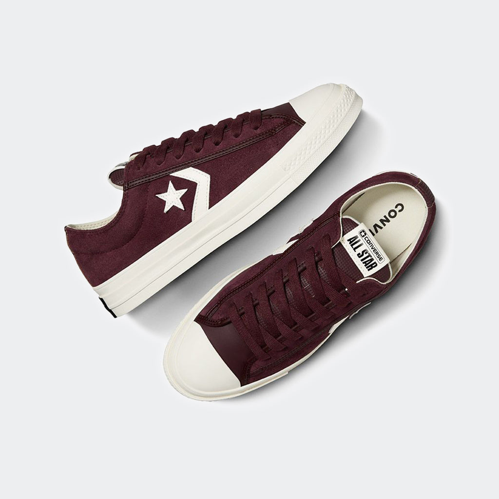 Unisex Converse Star Player 76 Suede Shoes Bloodstone Violet